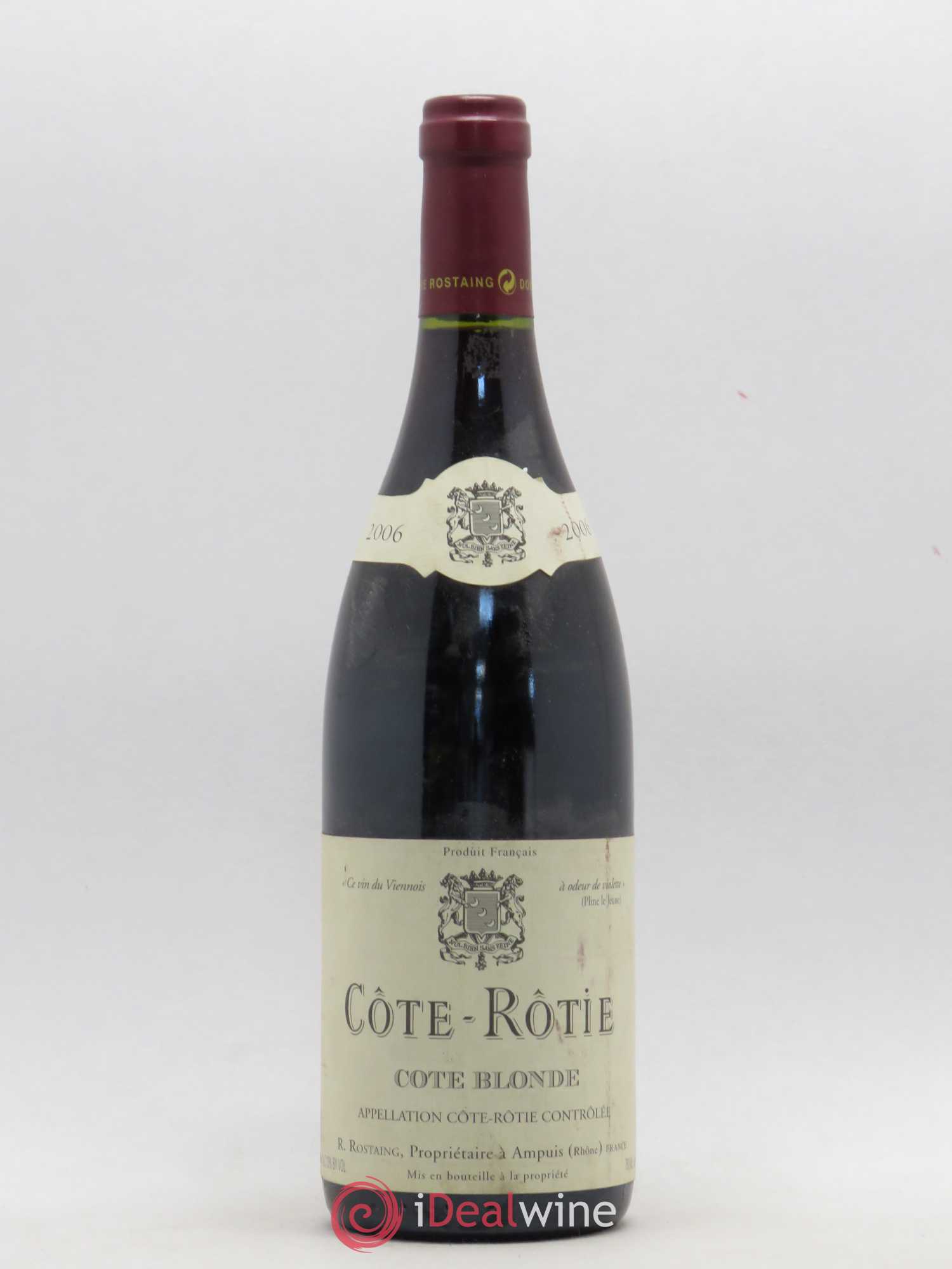 Côte-Rôtie Côte Blonde René Rostaing 2006 - Posten von 1 Flasche - 0
