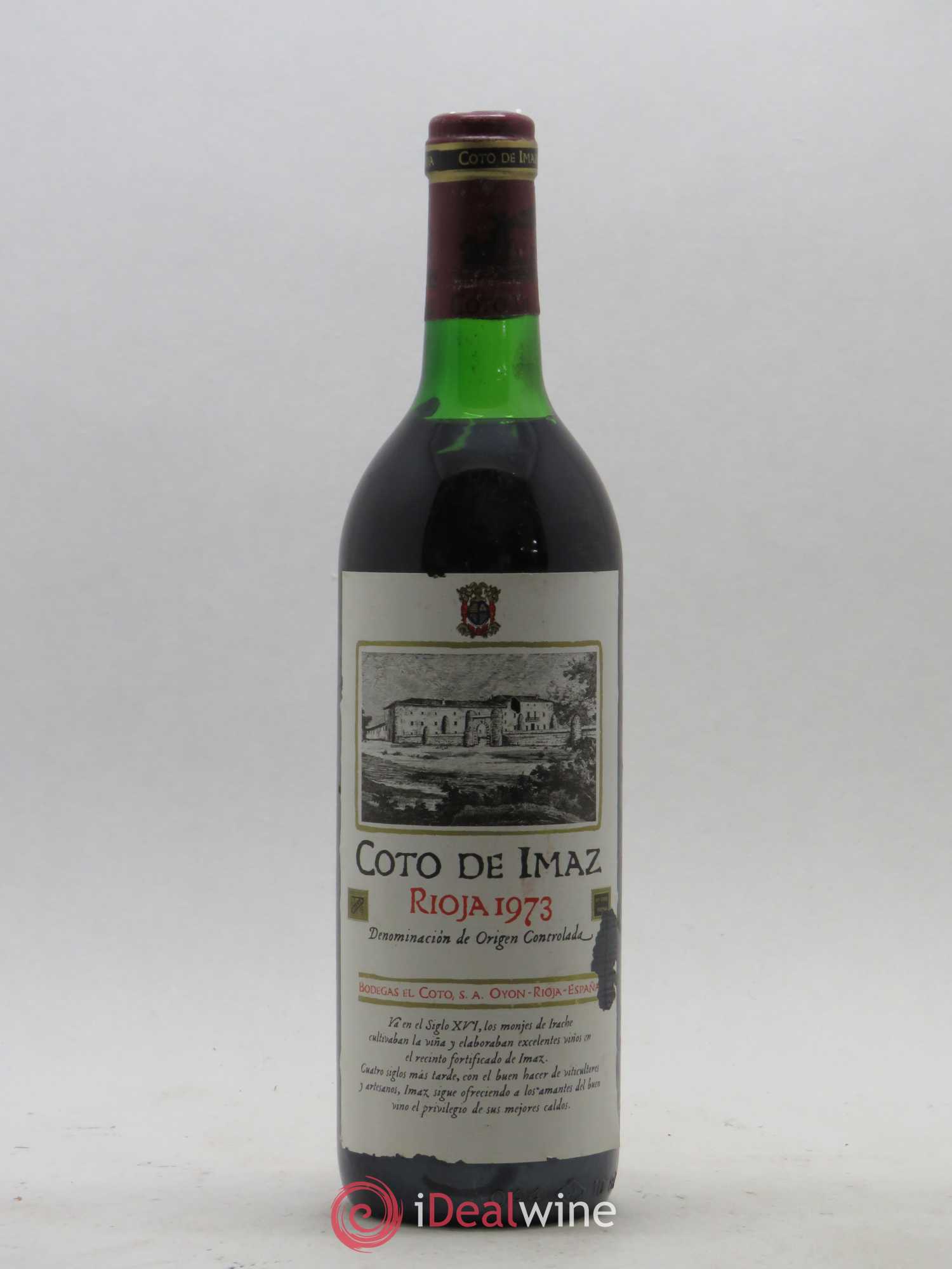 Rioja DOCA El Coto Coto Imaz 1973 - Posten von 1 Flasche - 0