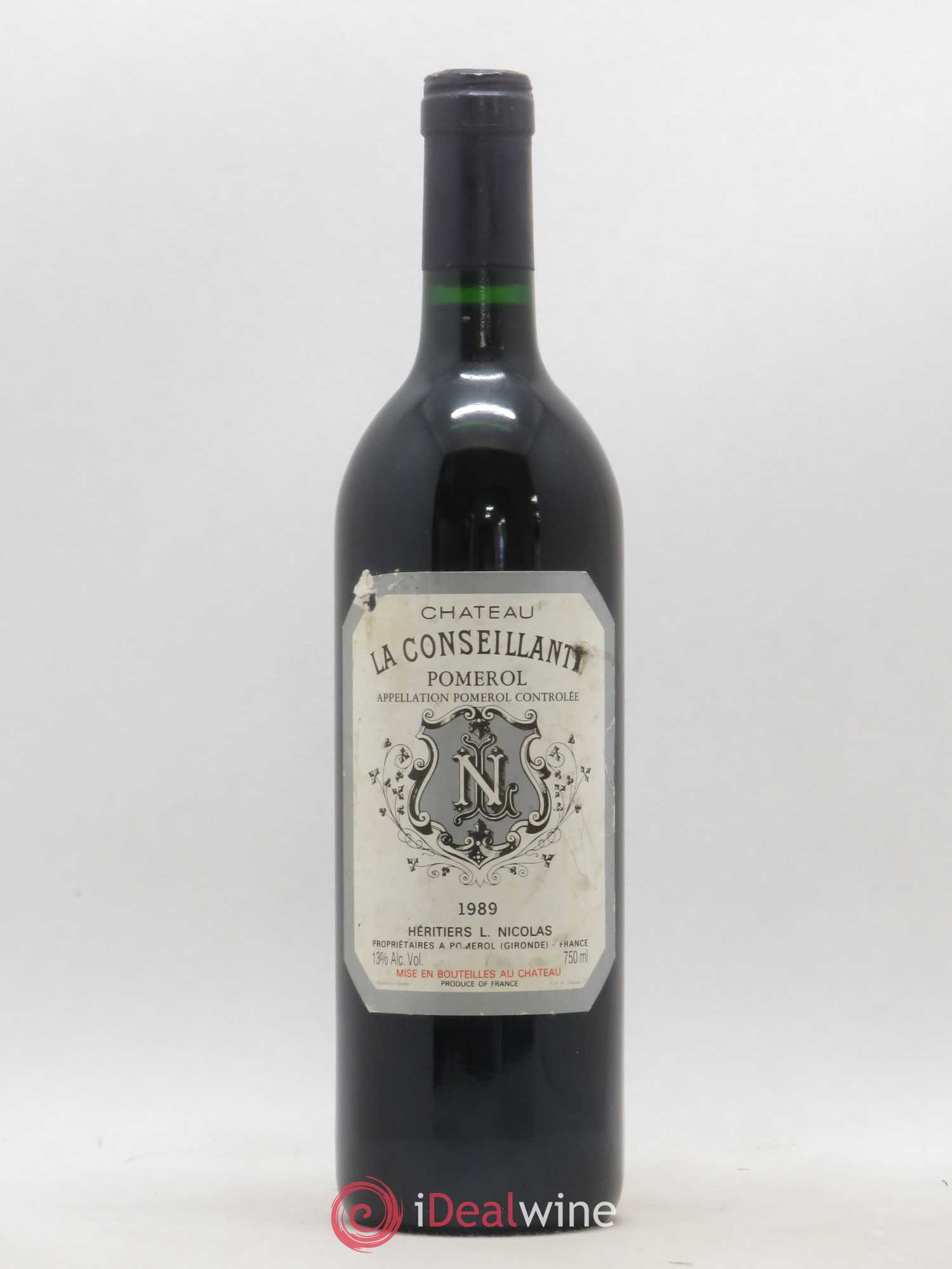Château la Conseillante 1989 - Lot de 1 bouteille - 0