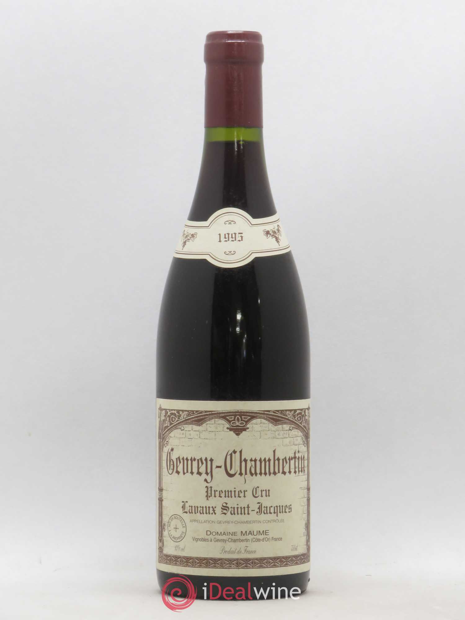 Gevrey-Chambertin 1er Cru Lavaux Saint Jacques Maume (Domaine) 1995 - Lot de 1 bouteille - 0