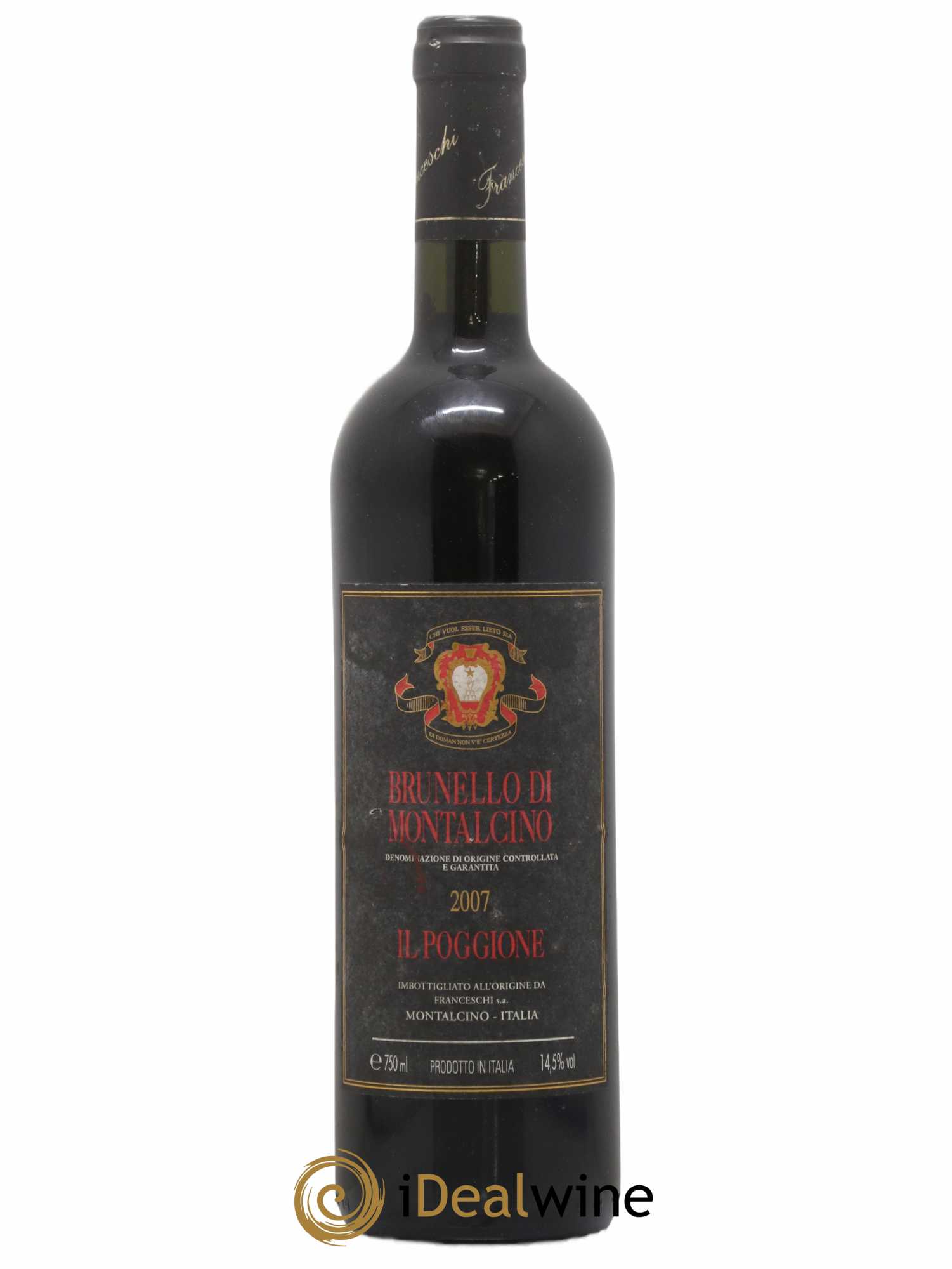 Brunello di Montalcino DOCG Il Poggione Lavinio Franceschi 2007 - Lotto di 1 bottiglia - 0