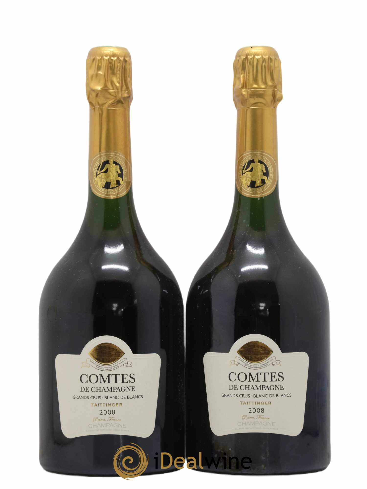 Comtes de Champagne Taittinger Brut 2008 - Lot de 2 bouteilles - 0