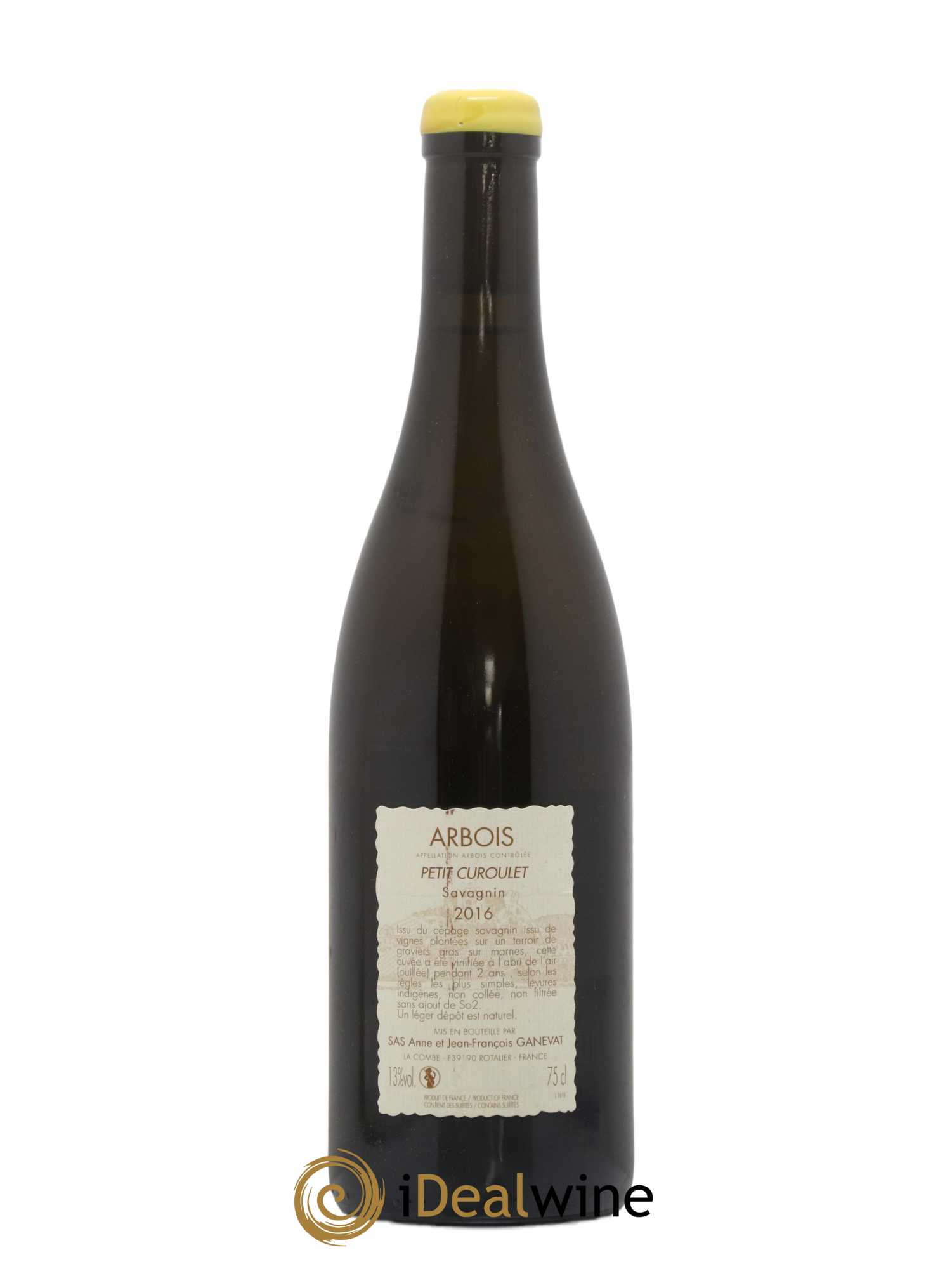 Arbois Petit Curoulet Anne et Jean François Ganevat 2016 - Lot de 1 bouteille - 1