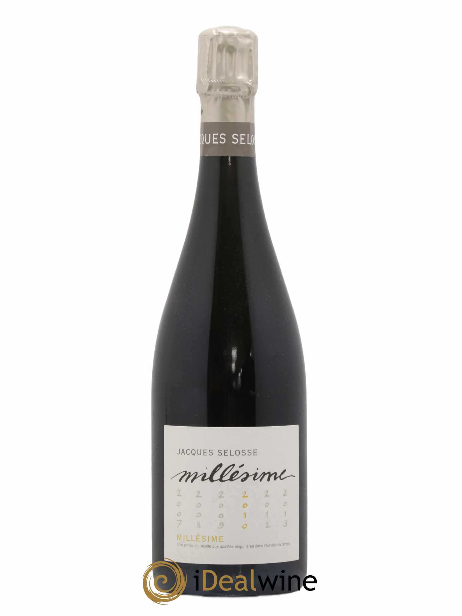 1er Cru Millésimé Extra-Brut Jacques Selosse 2010 - Lot de 1 bouteille - 0