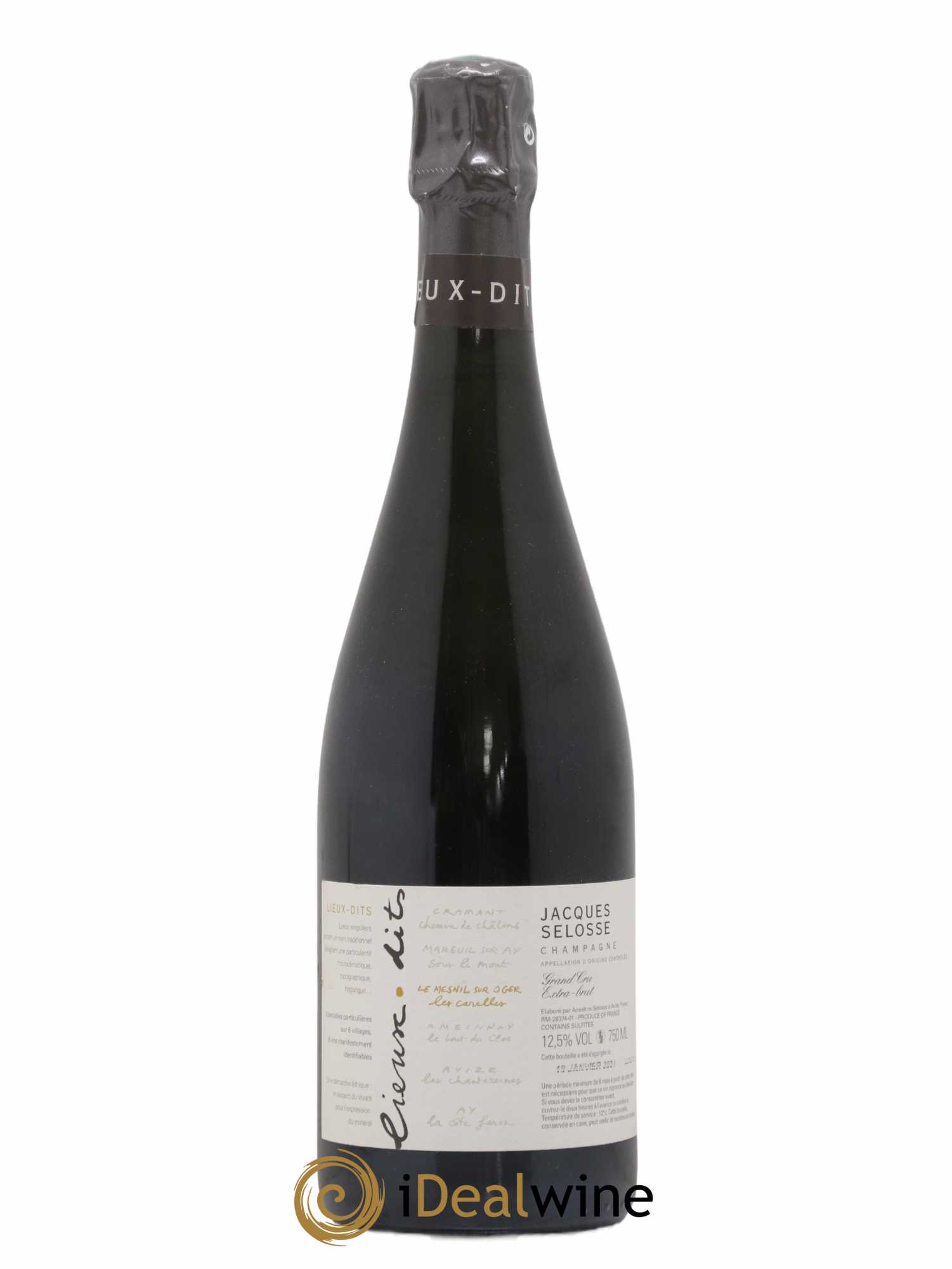 Les Carelles Blanc de Blancs Jacques Selosse - Lot de 1 bouteille - 0