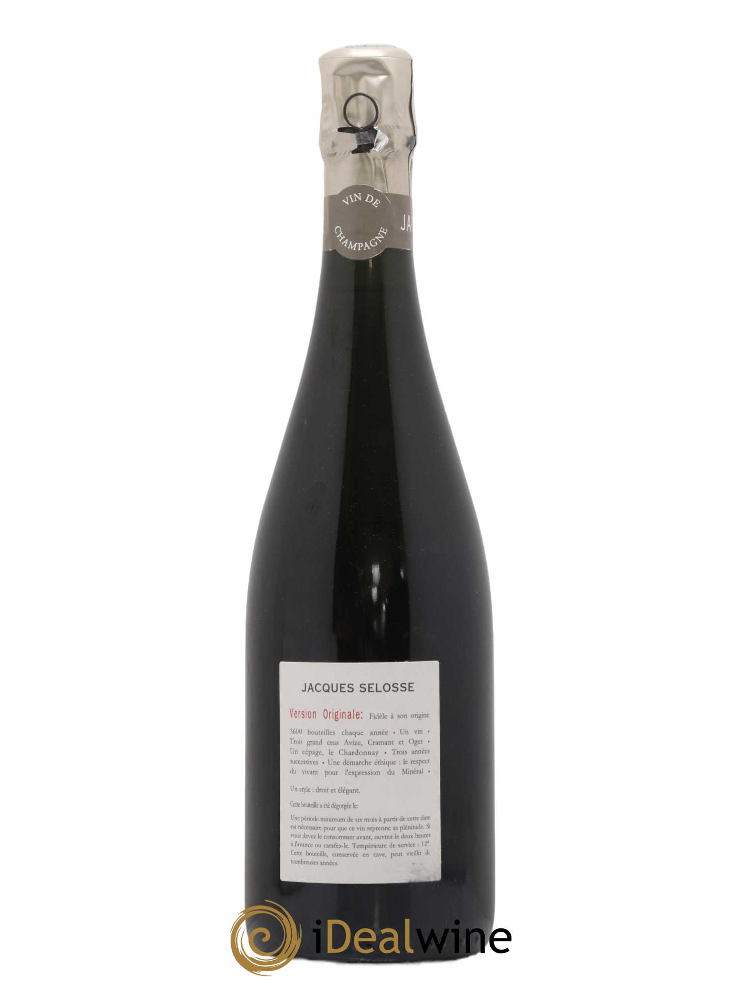 Version Originale Jacques Selosse - Lot de 1 bouteille - 1