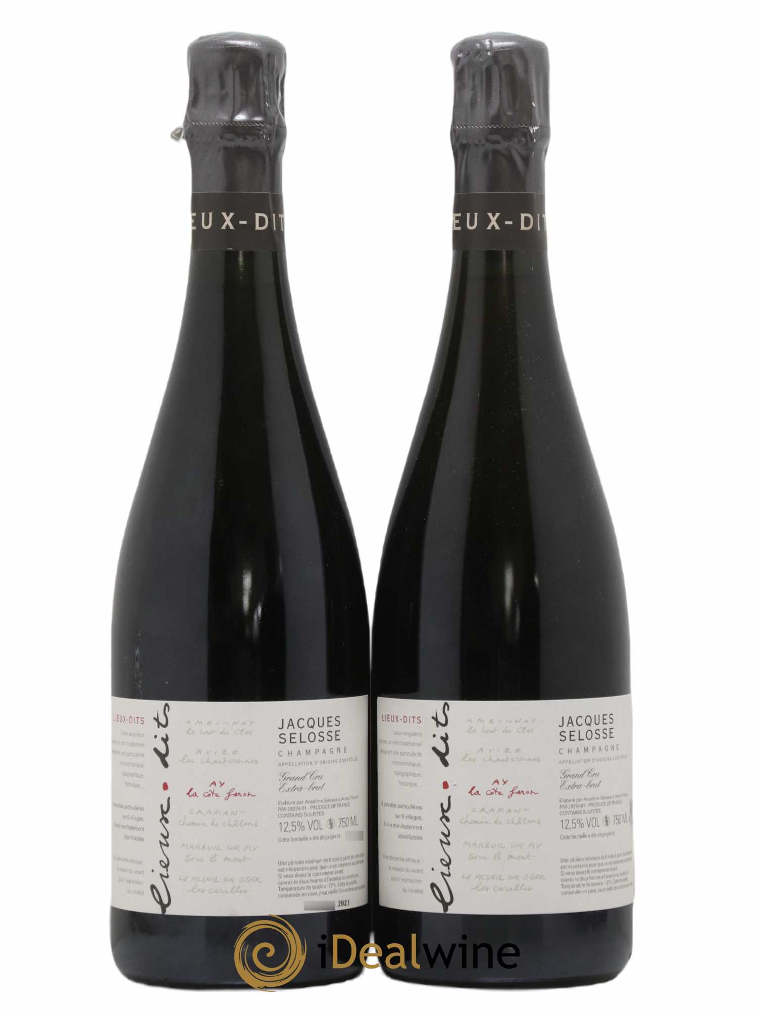 La Côte Faron Blanc de Noirs Grand Cru Extra-Brut Jacques Selosse - Lot de 2 bouteilles - 0