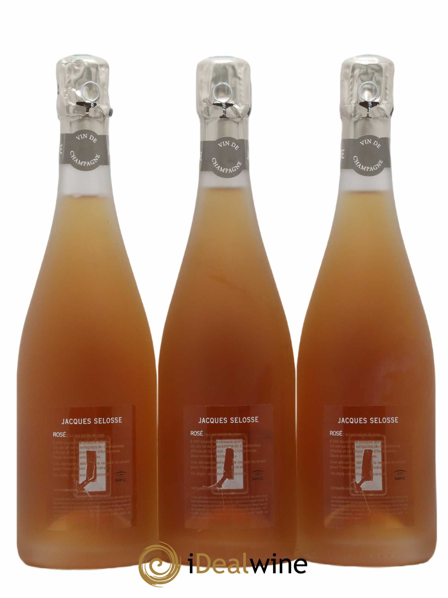 Rosé Brut Jacques Selosse - Lot de 3 bouteilles - 1