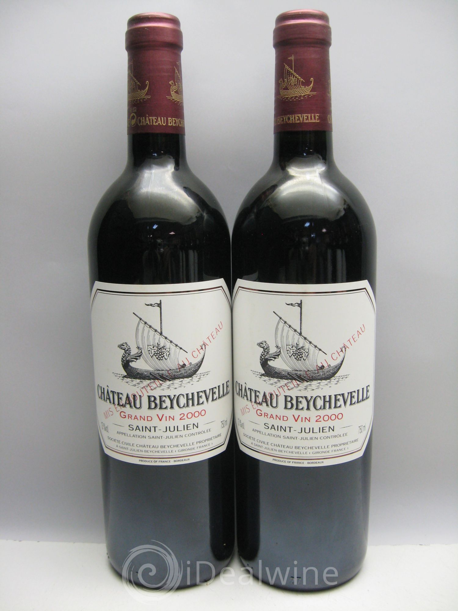 Château Beychevelle 4ème Grand Cru Classé 2000 - Lot de 12 bouteilles - 1