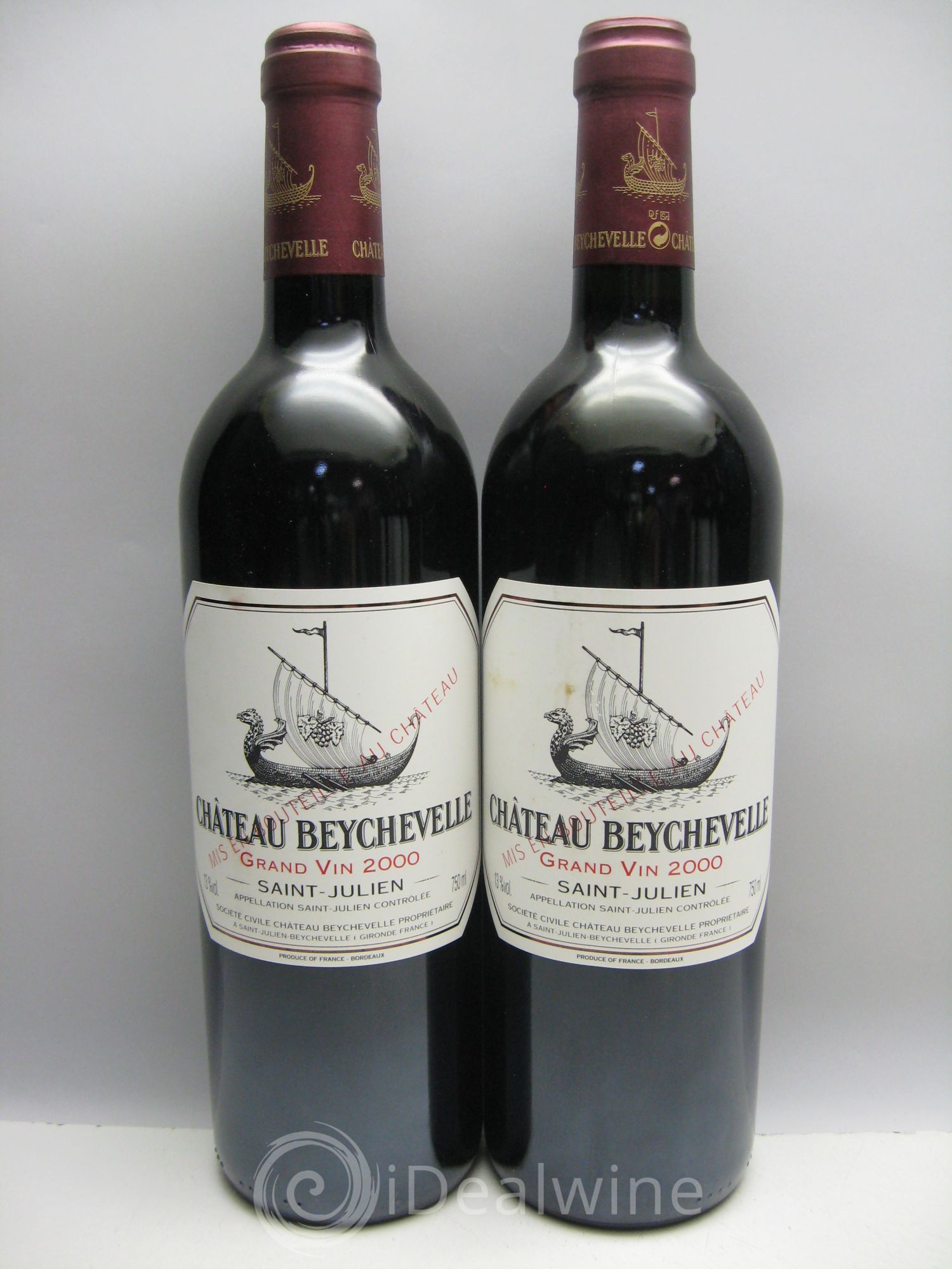 Château Beychevelle 4ème Grand Cru Classé 2000 - Lot de 12 bouteilles - 2