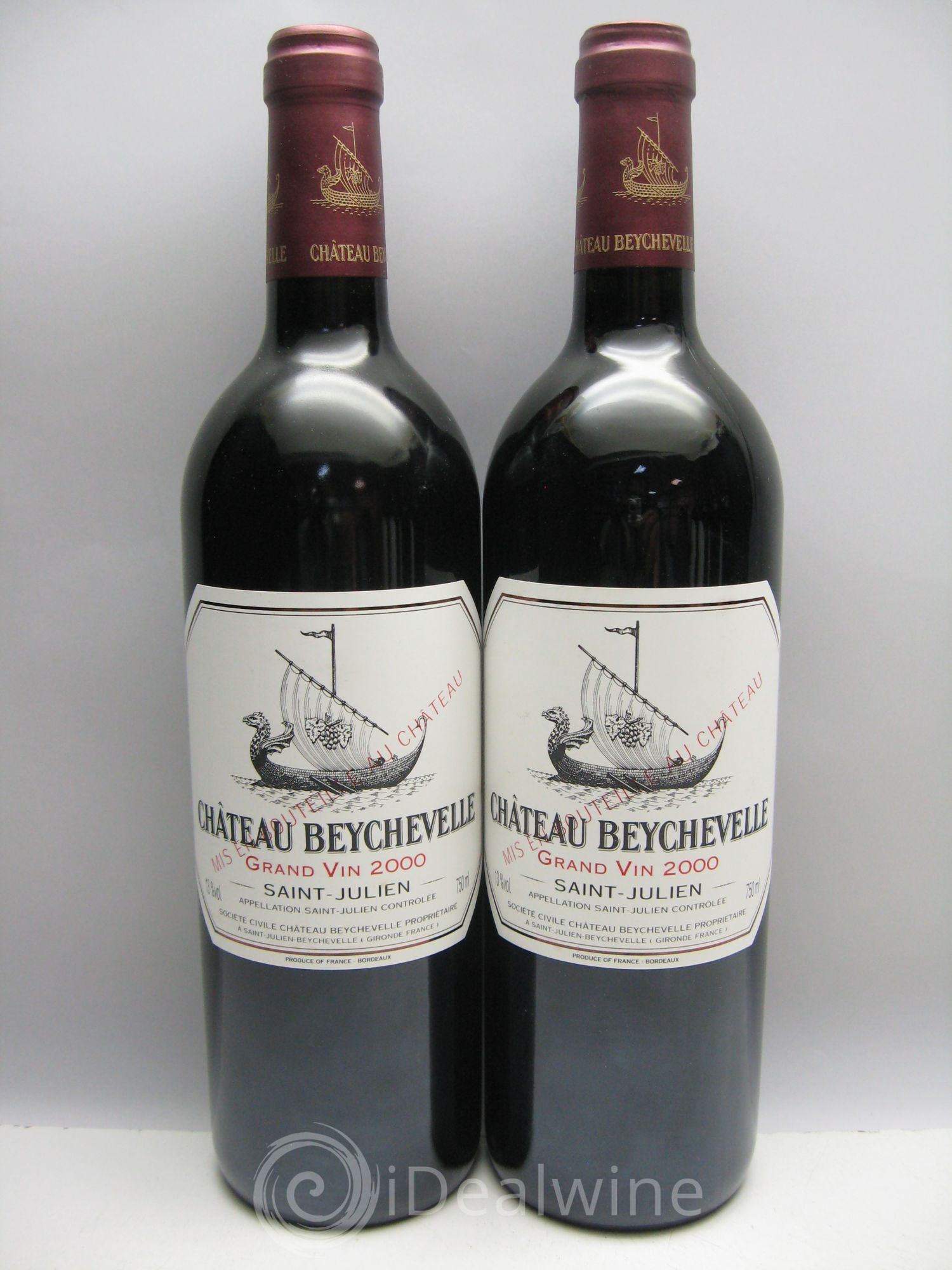 Château Beychevelle 4ème Grand Cru Classé 2000 - Lot de 12 bouteilles - 3