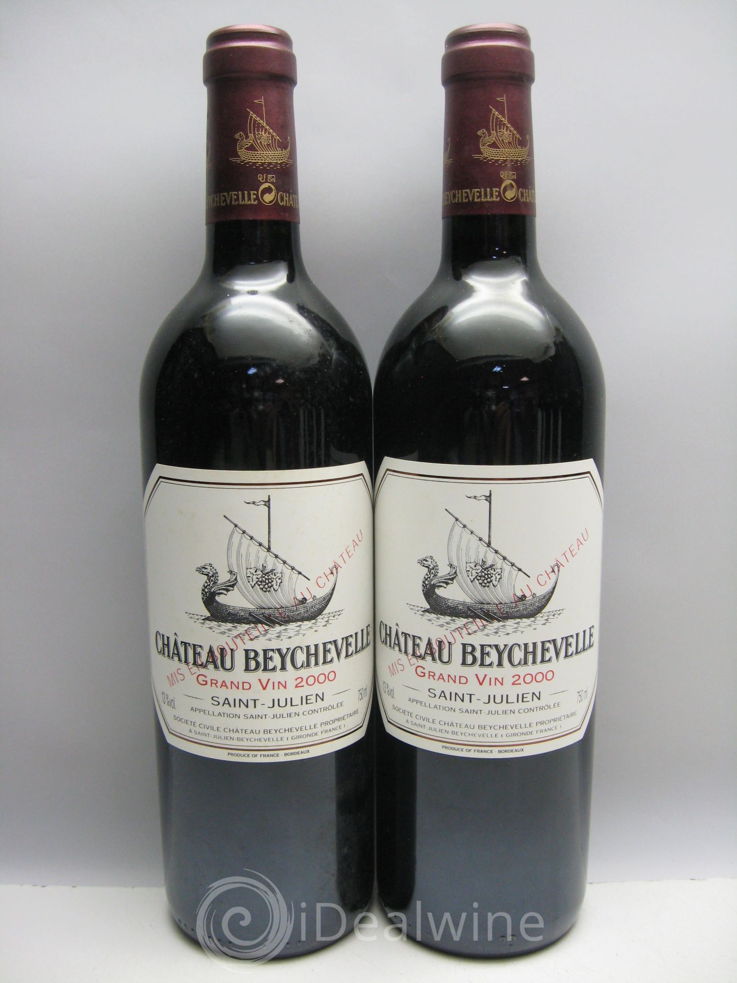 Château Beychevelle 4ème Grand Cru Classé (CB sans couvercle) 2000 - Lot de 12 bouteilles - 3