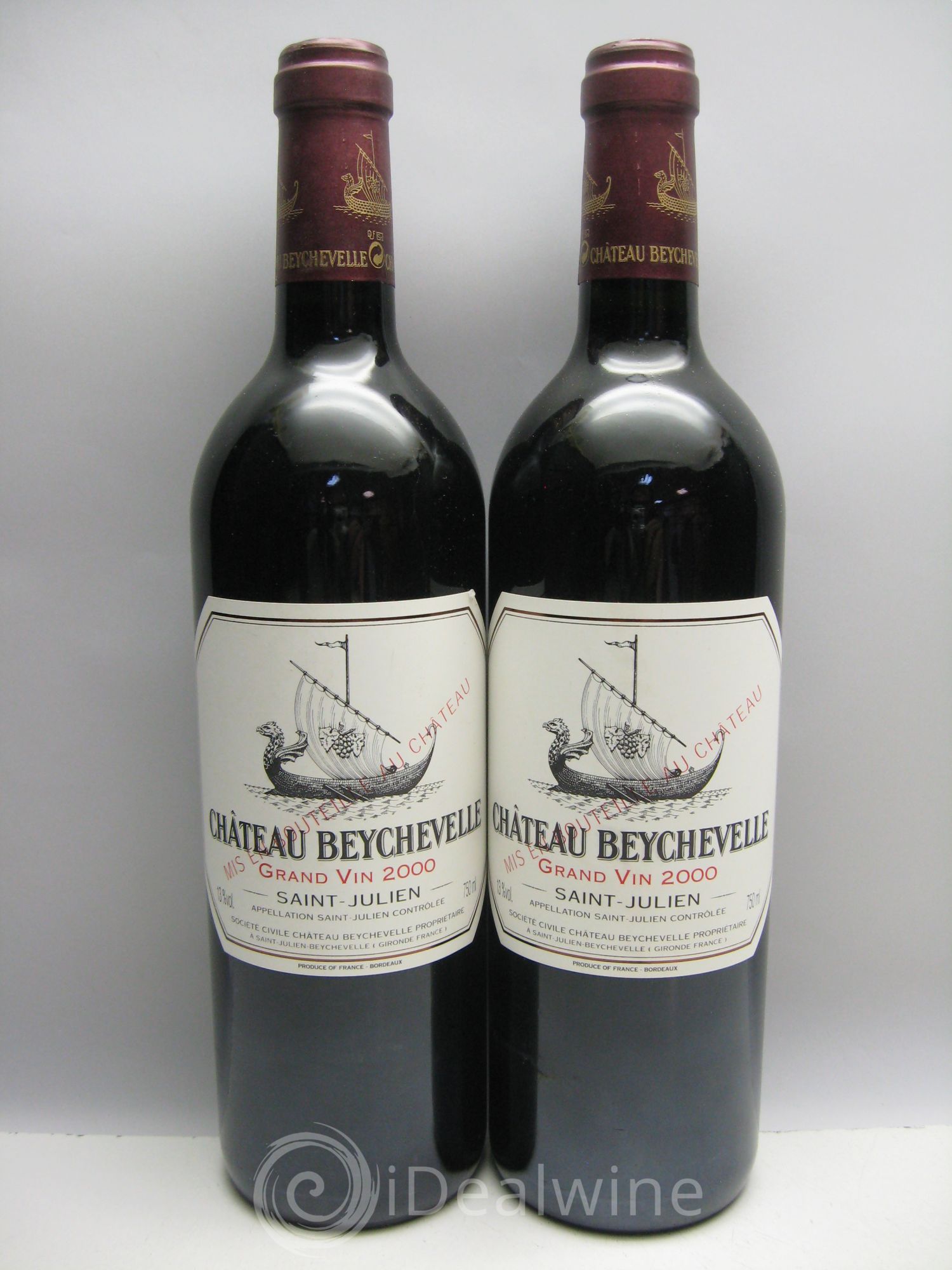 Château Beychevelle 4ème Grand Cru Classé (CB sans couvercle) 2000 - Lot de 12 bouteilles - 5