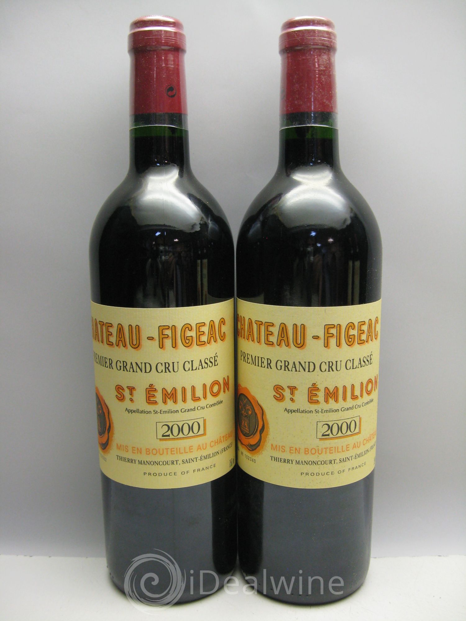 Château Figeac 1er Grand Cru Classé A (CB sans couvercle) 2000 - Lot de 12 bouteilles - 4