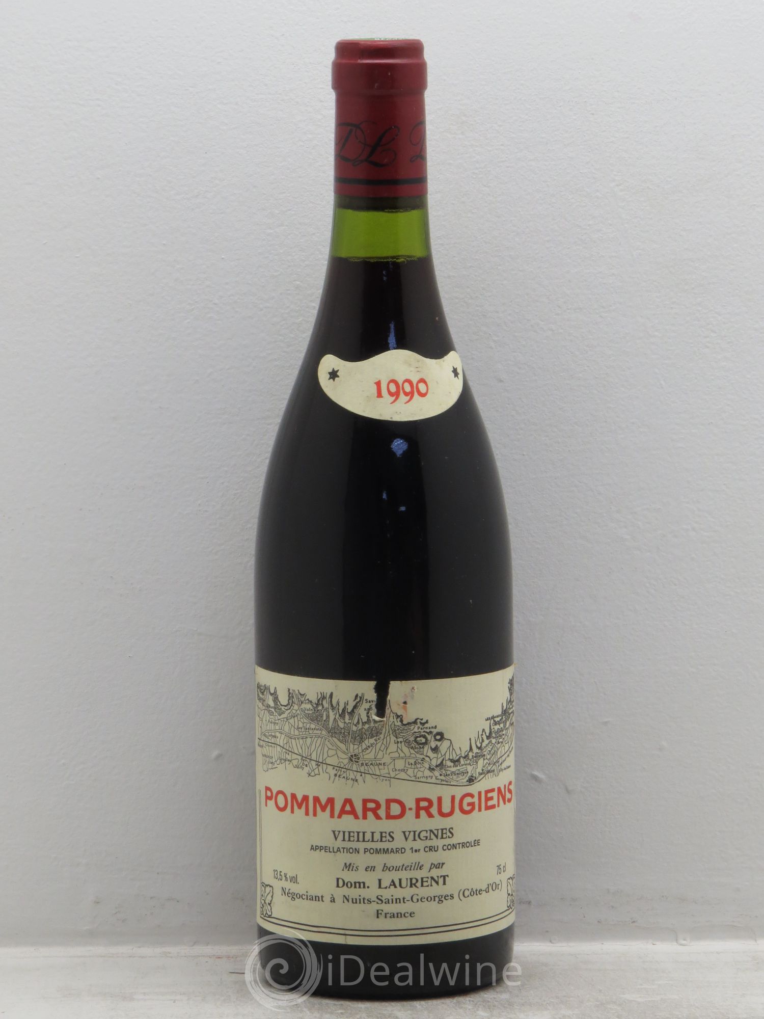 Pommard 1er Cru Les Rugiens Vieilles vignes Laurent Père et Fils 1990 - Lot de 1 bouteille - 0