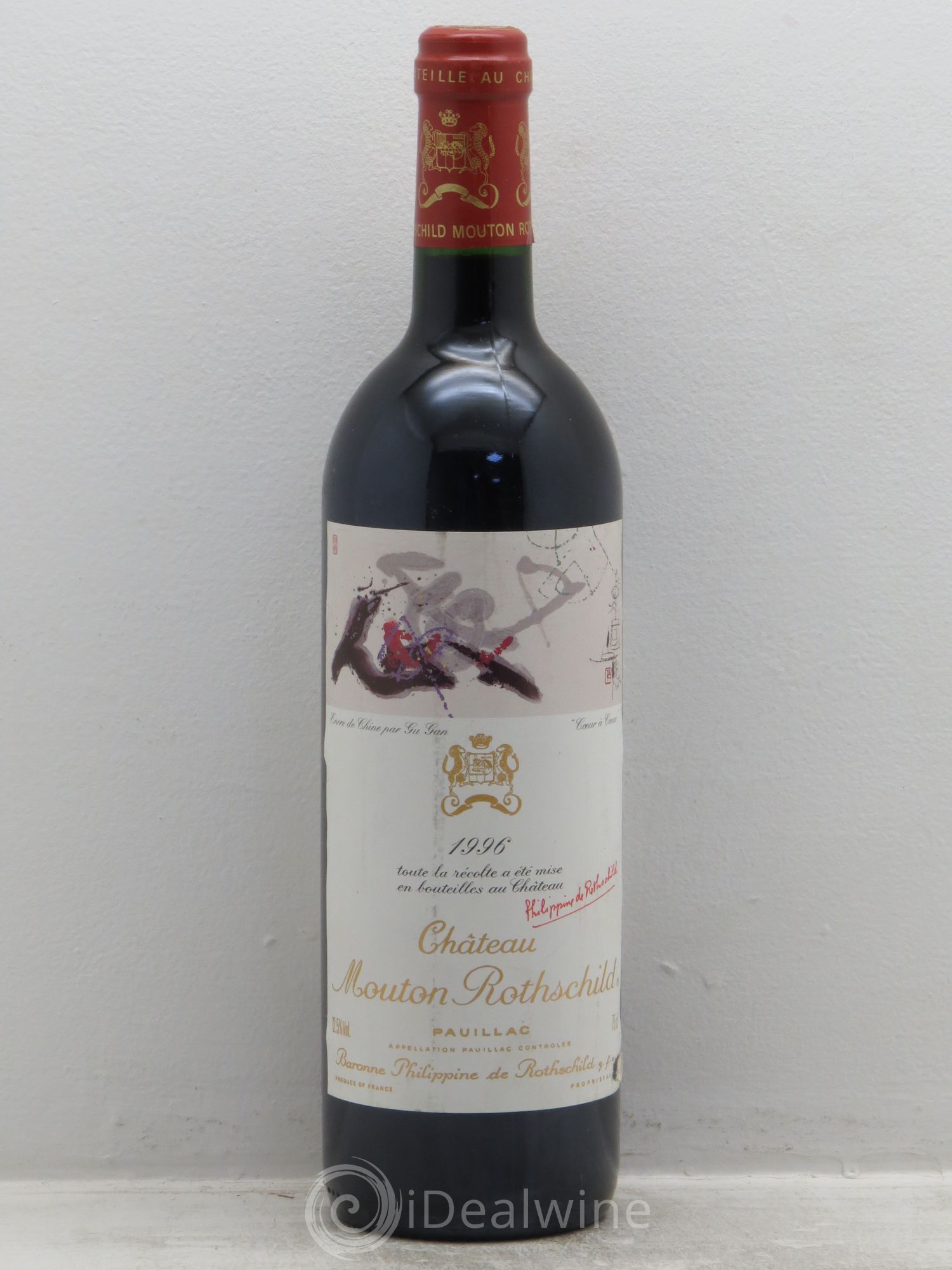 Château Mouton Rothschild 1er Grand Cru Classé 1996 - Lot de 1 bouteille - 0