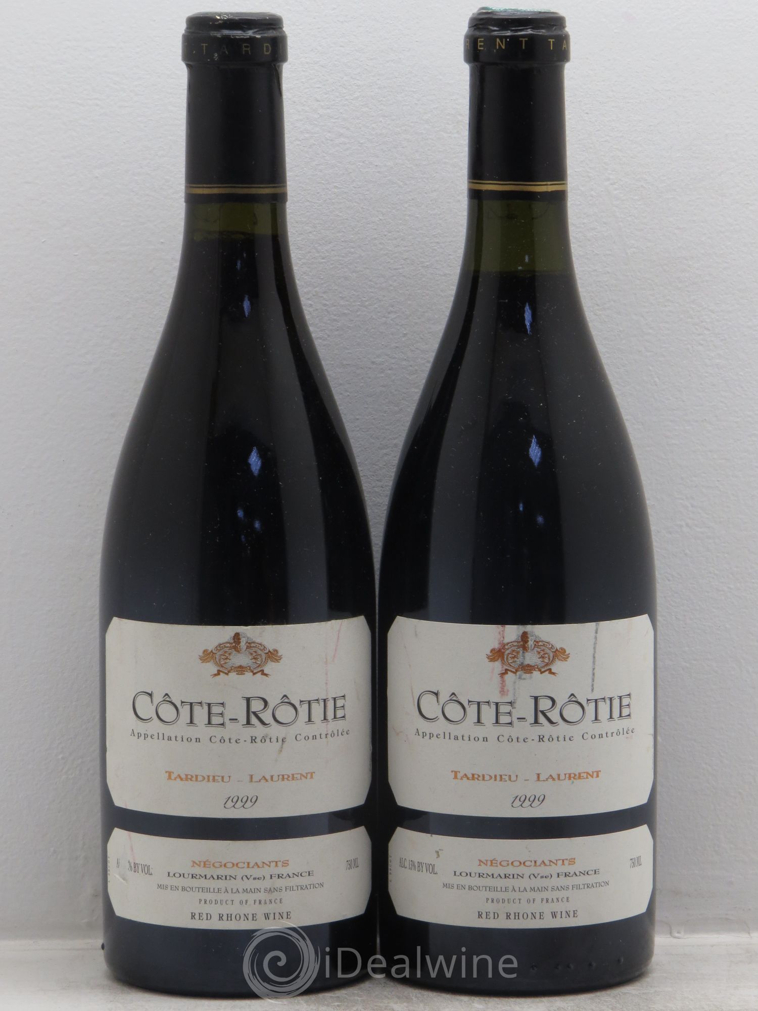 Côte-Rôtie Maison Tardieu-Laurent 1999 - Lot de 2 bouteilles - 0