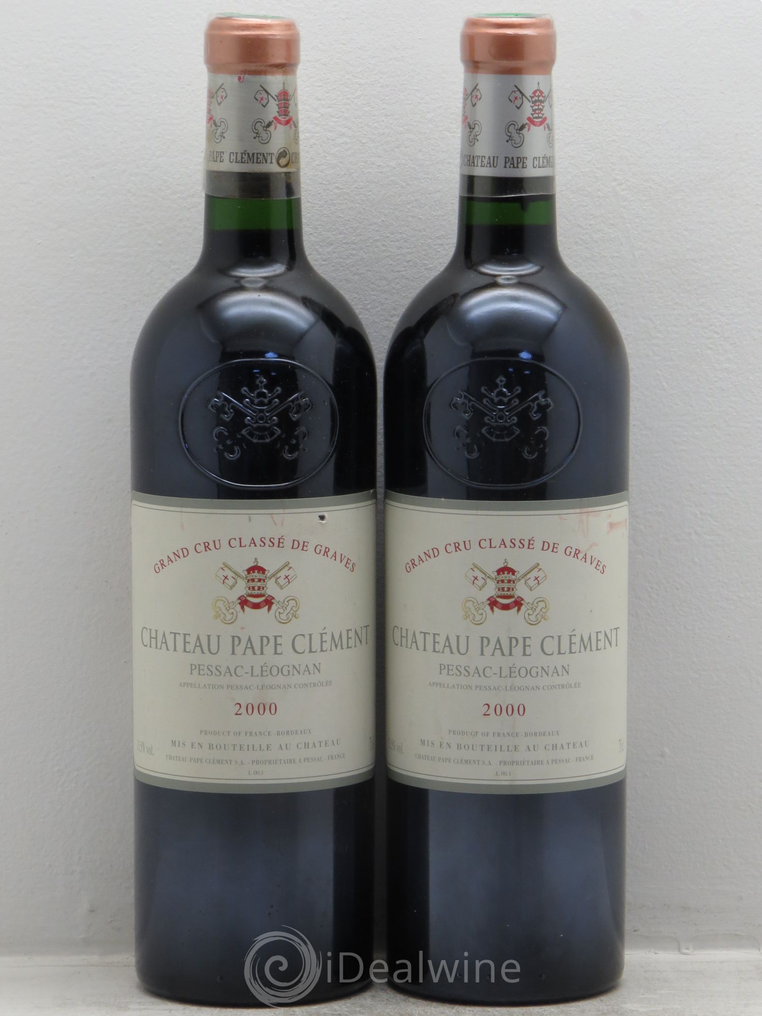 Château Pape Clément Cru Classé de Graves 2000 - Lot de 2 bouteilles - 0