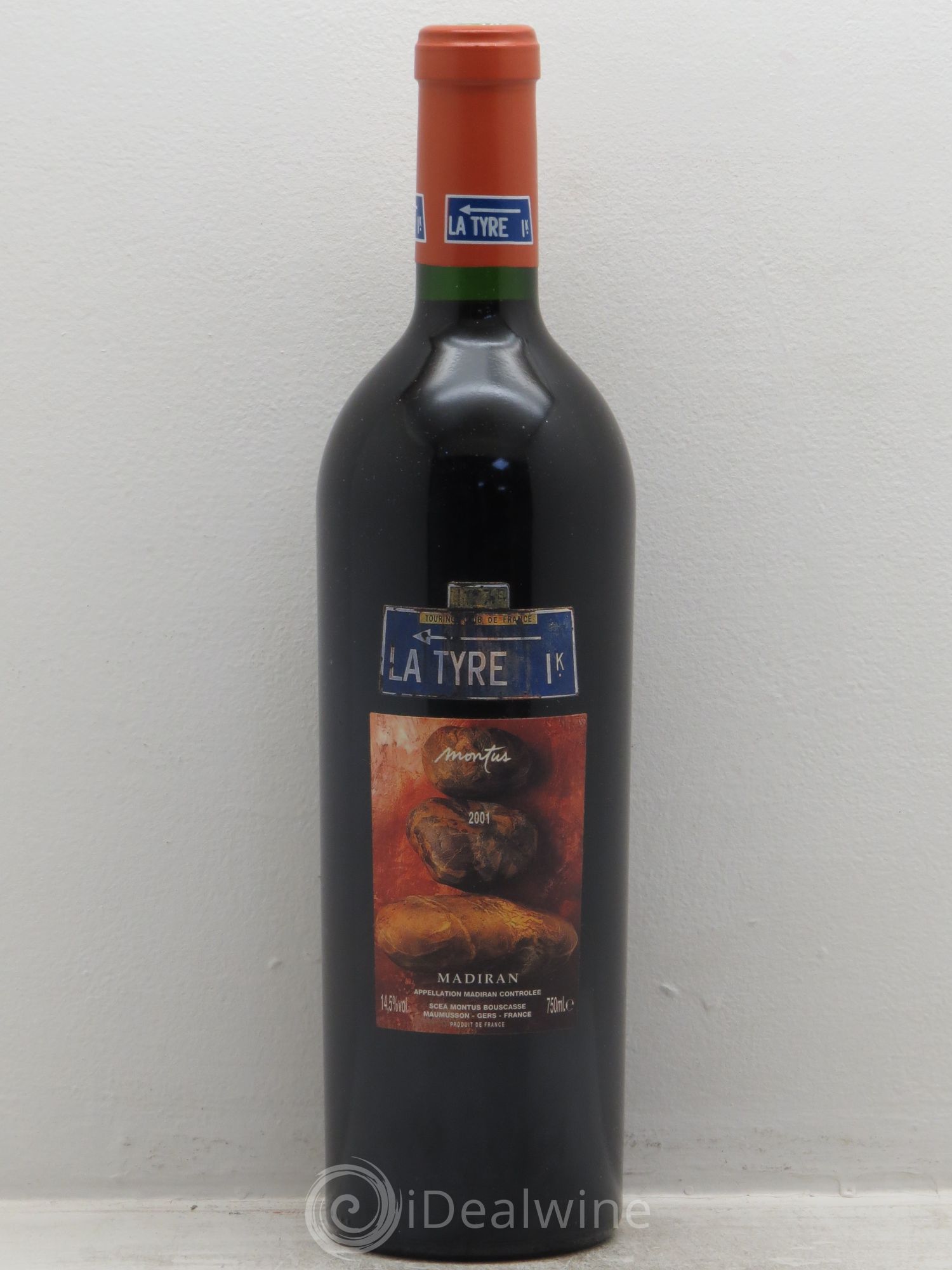 Madiran Château Montus-La Tyre Alain Brumont 2001 - Lot de 1 bouteille - 0