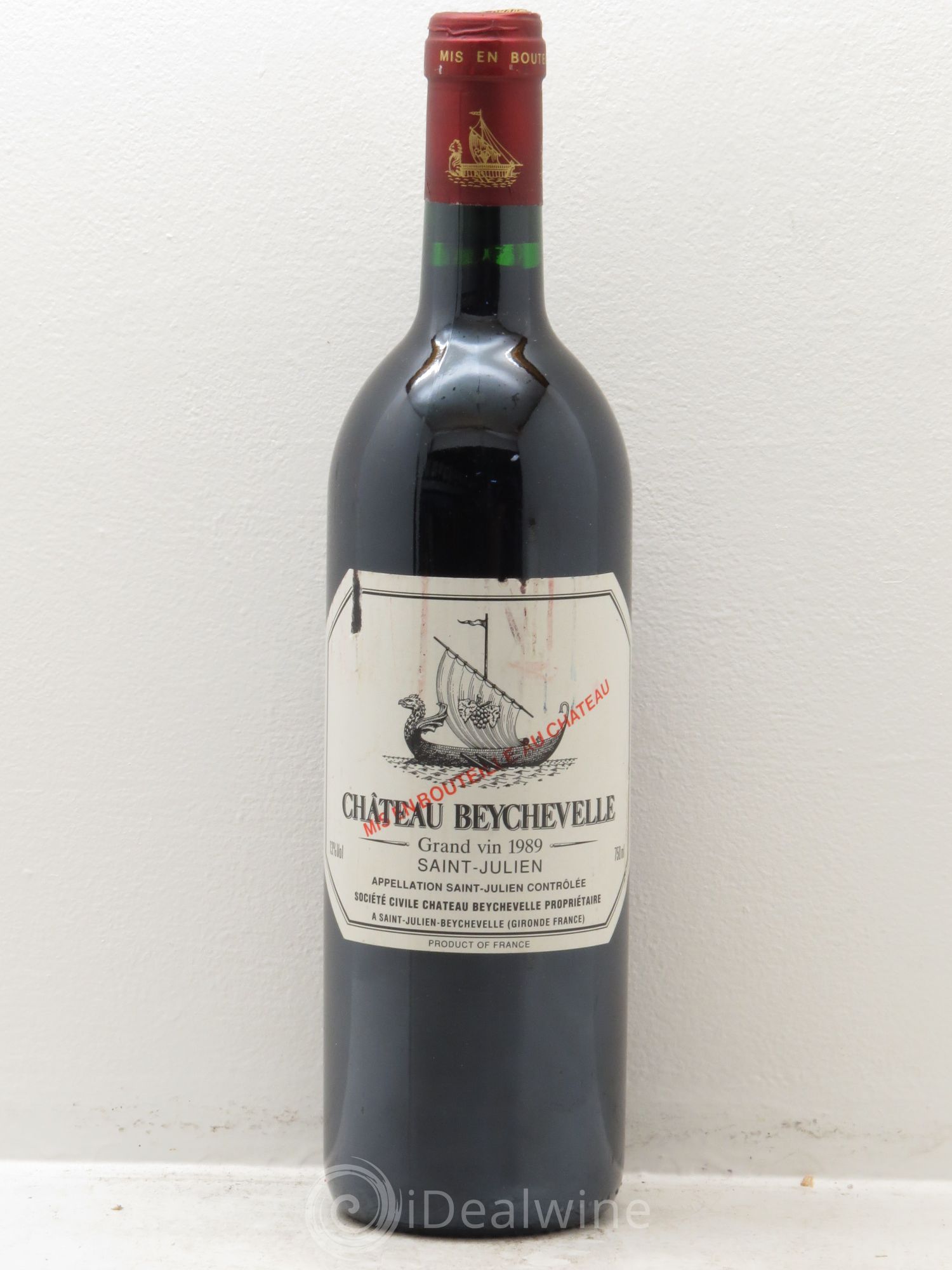 Château Beychevelle 4ème Grand Cru Classé 1989 - Lot de 1 bouteille - 0