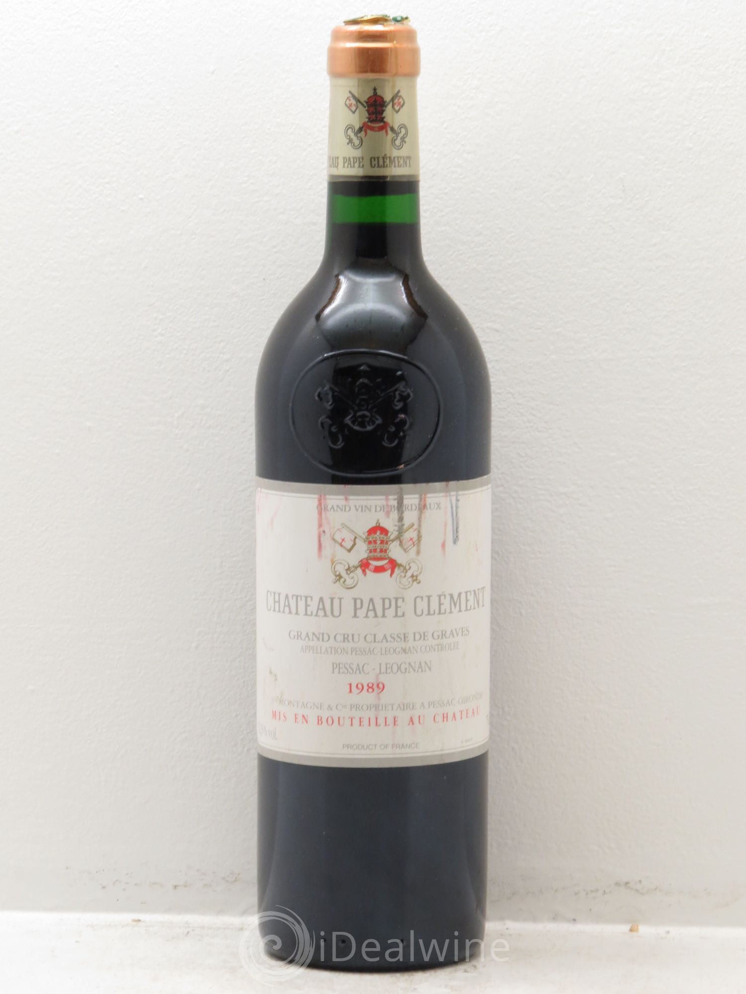 Château Pape Clément Cru Classé de Graves 1989 - Lot de 1 bouteille - 0