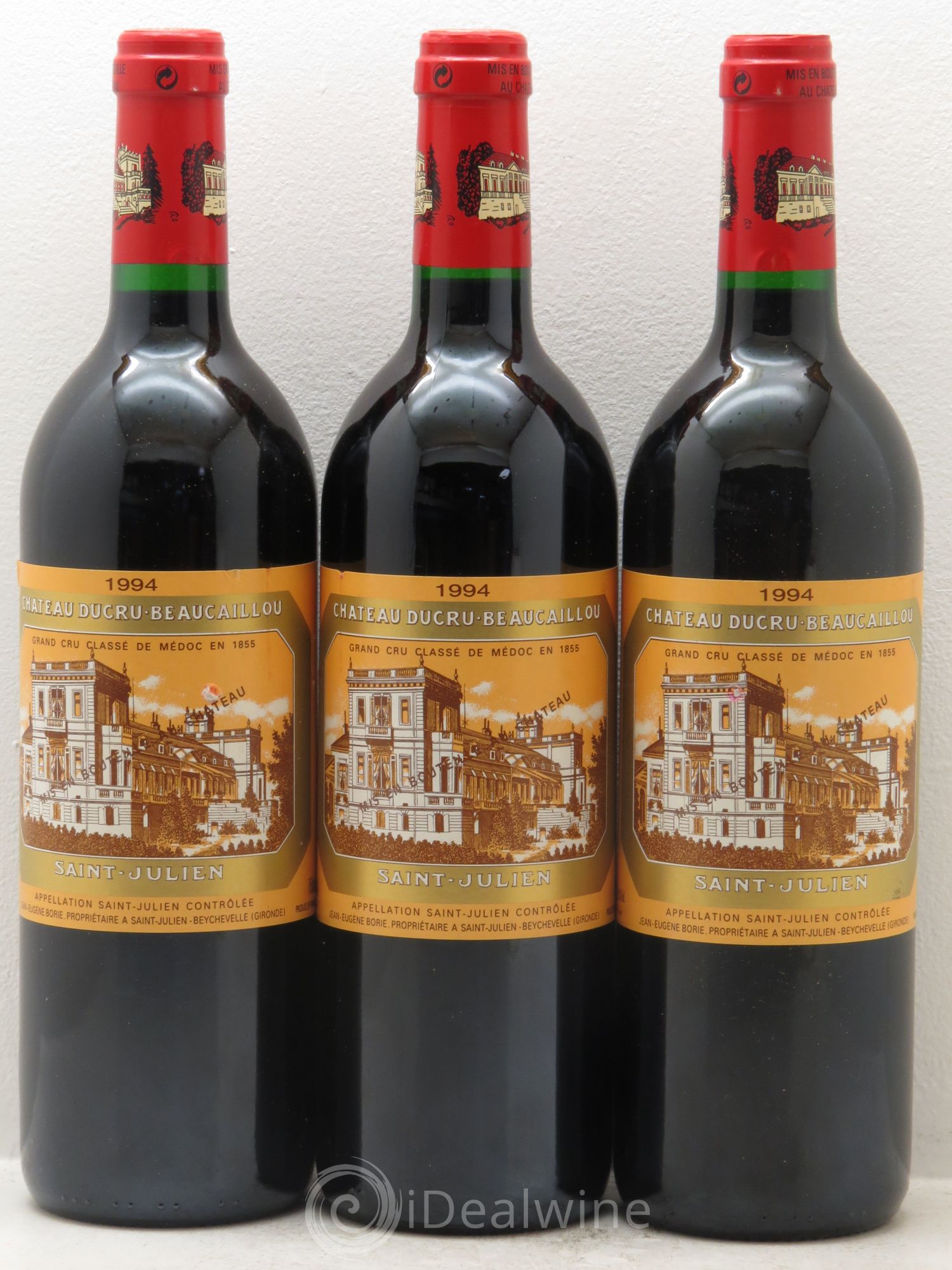 Château Ducru Beaucaillou 2ème Grand Cru Classé 1994 - Lot de 3 bouteilles - 0