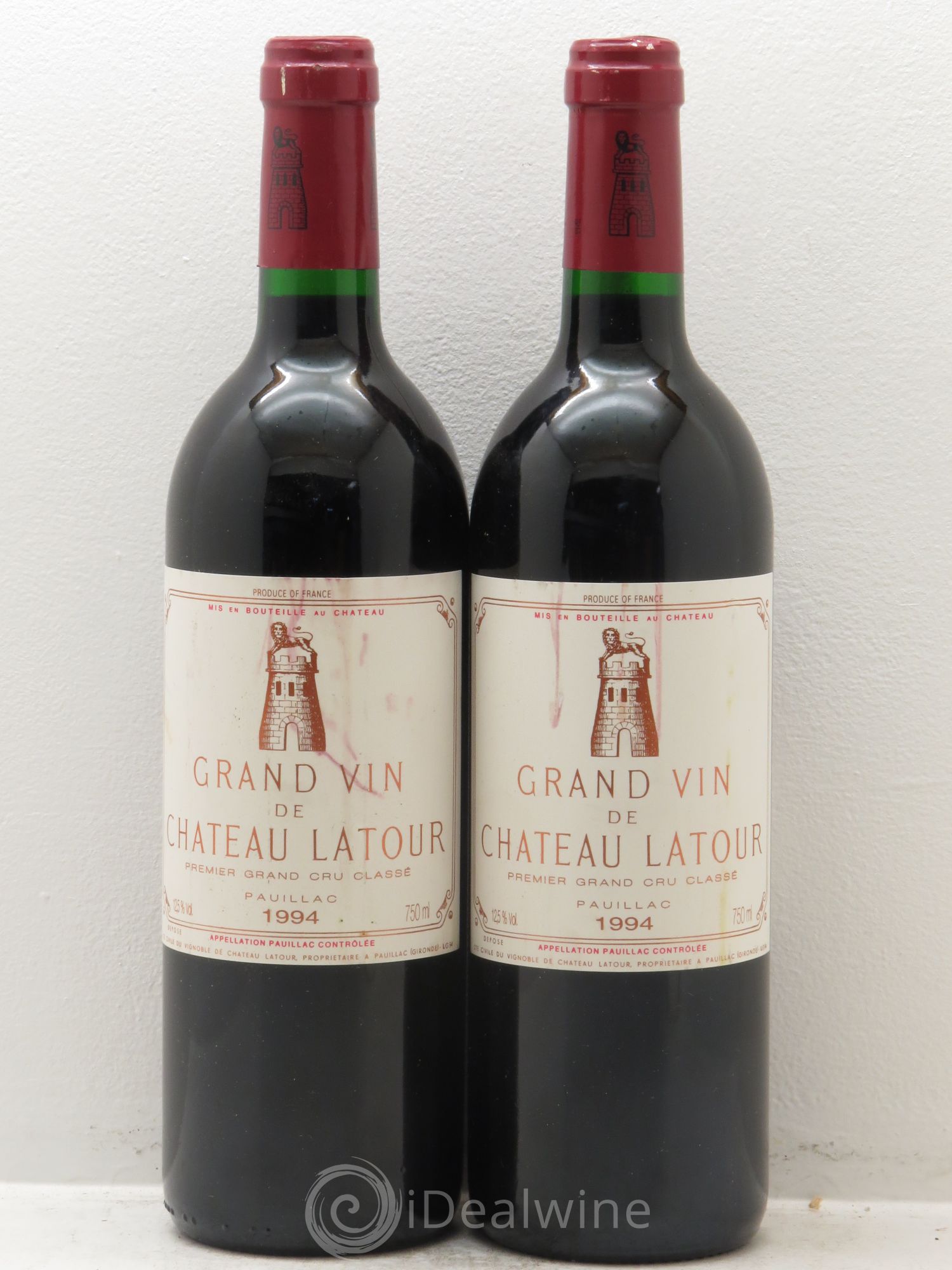 Château Latour 1er Grand Cru Classé 1994 - Lot de 2 bouteilles - 0