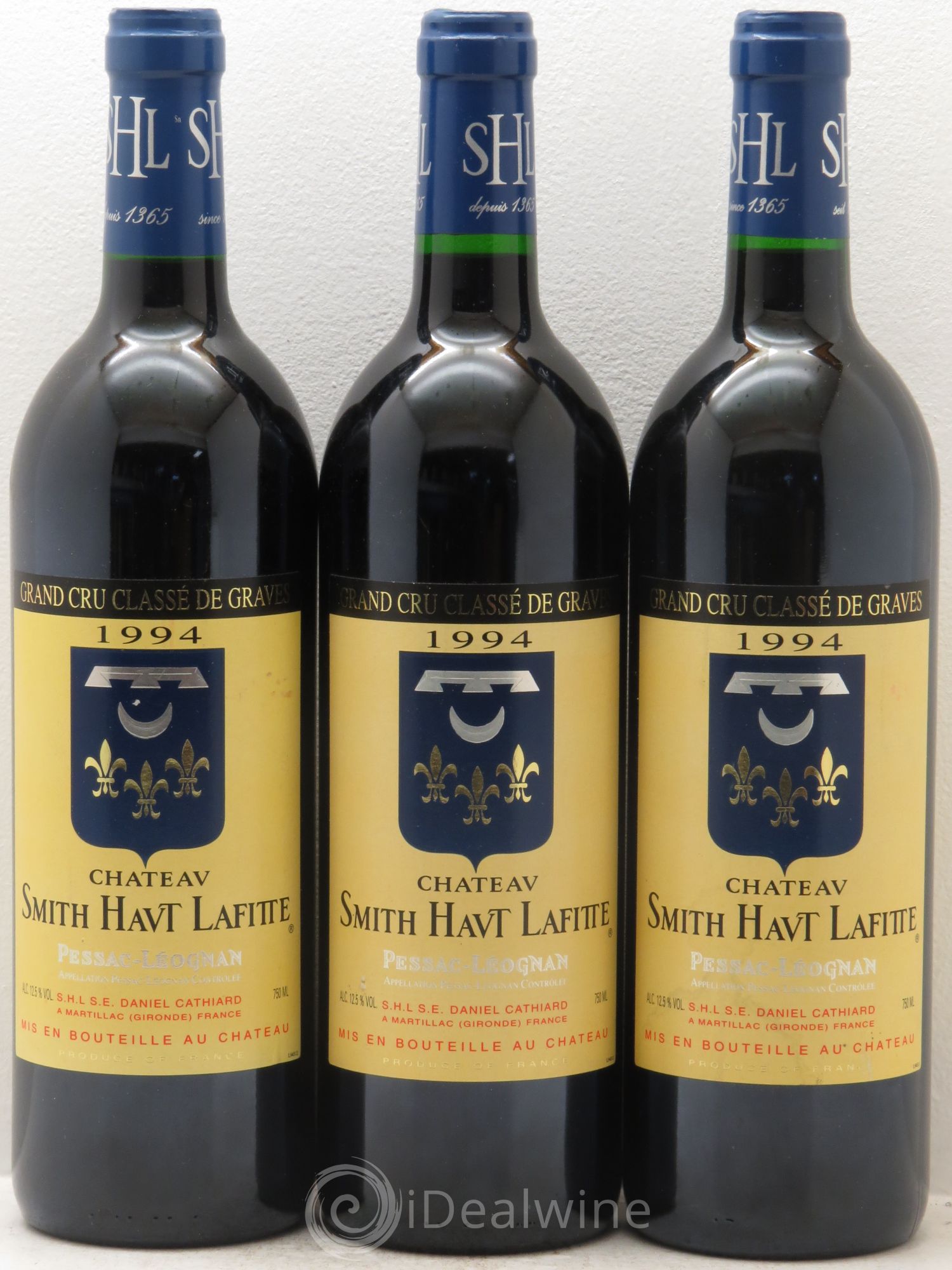 Château Smith Haut Lafitte Cru Classé de Graves 1994 - Lot de 3 bouteilles - 0