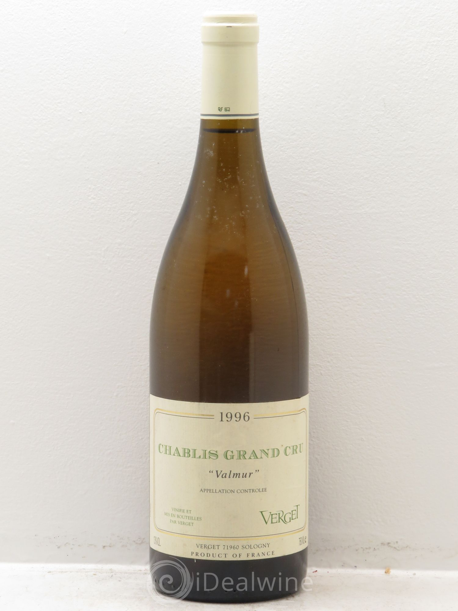 Chablis Valmur Verget 1996 - Posten von 1 Flasche - 0