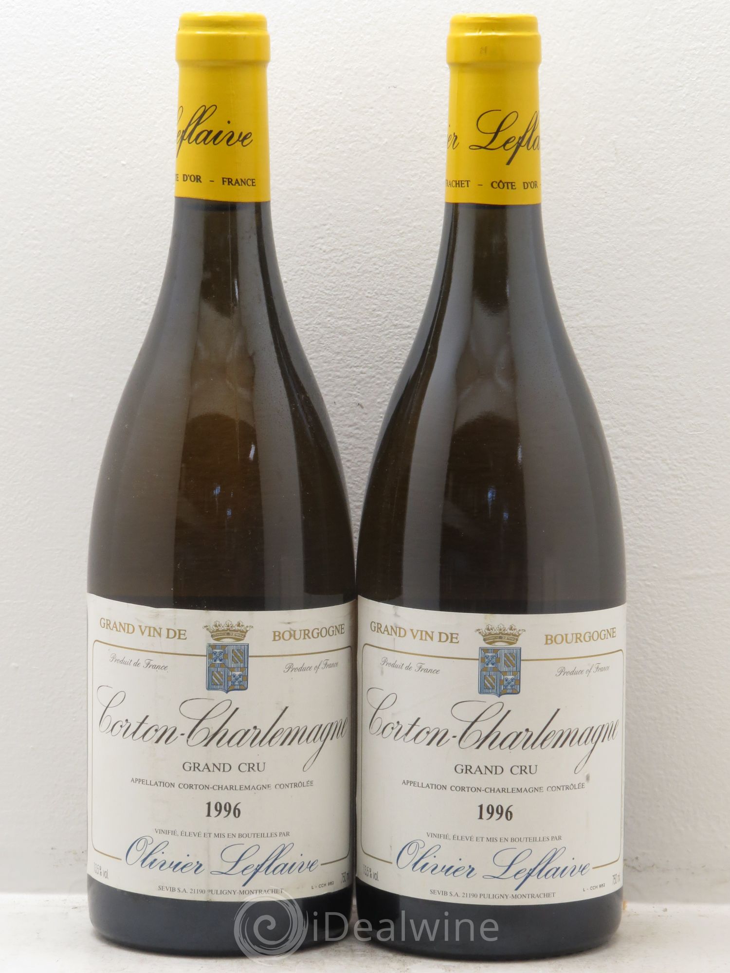 Corton-Charlemagne Grand Cru 1996 - Lot de 2 bouteilles - 0