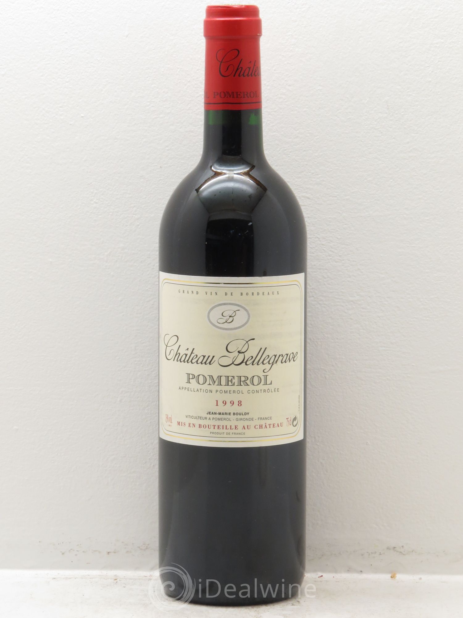 Château Bellegrave 1998 - Lot de 1 bouteille - 0