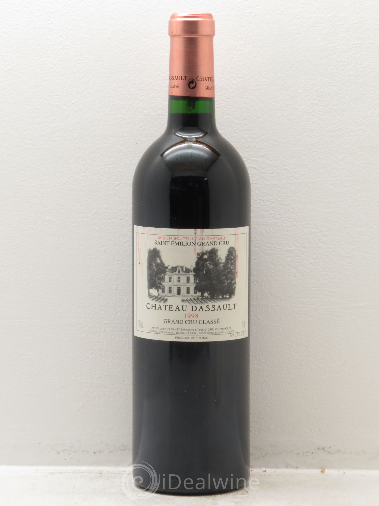 Château Dassault Grand Cru Classé 1998 - Lot de 1 bouteille - 0