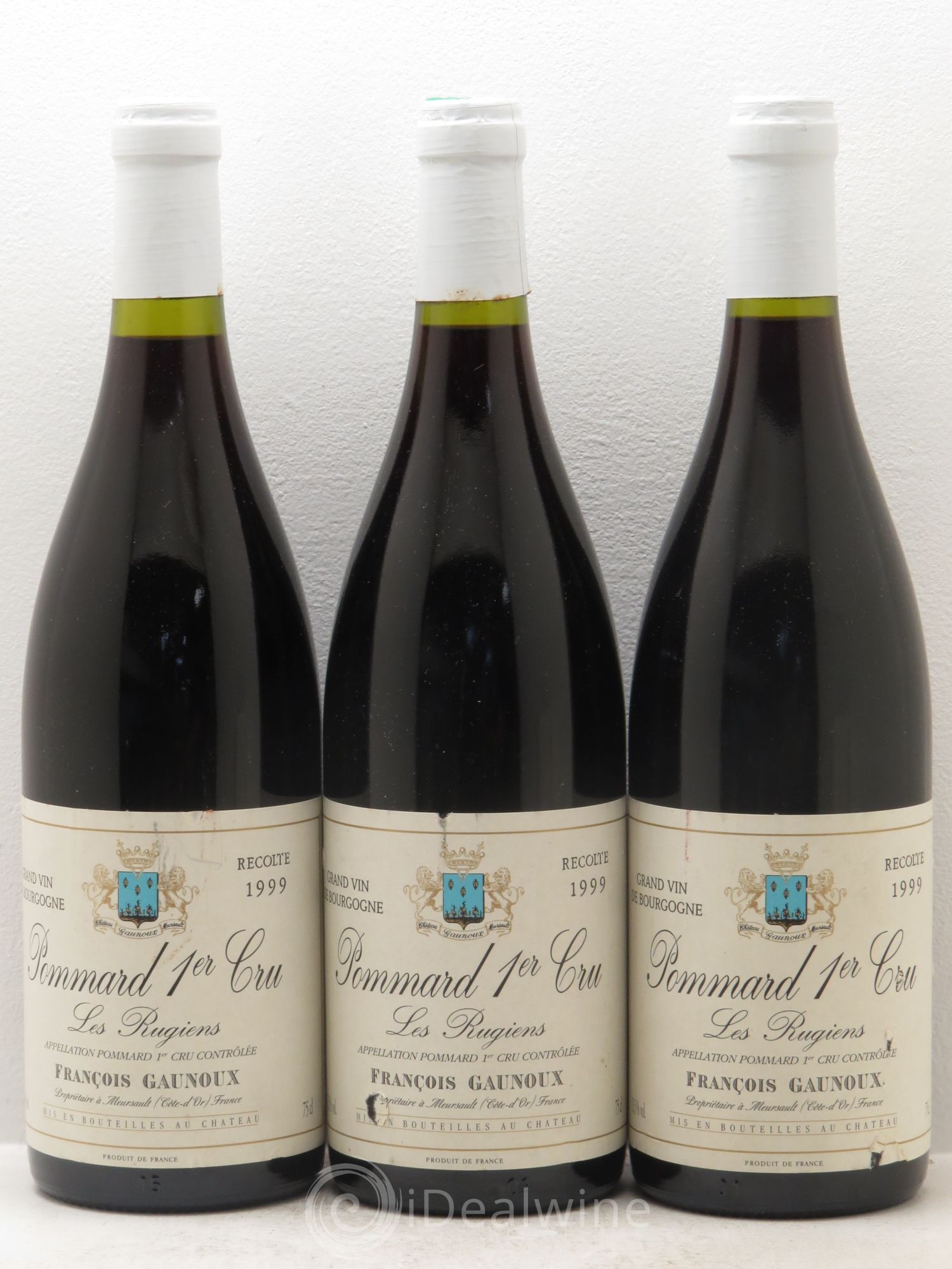 Pommard 1er Cru Rugiens François Gaunoux (Domaine) 1999 - Lot de 3 bouteilles - 0