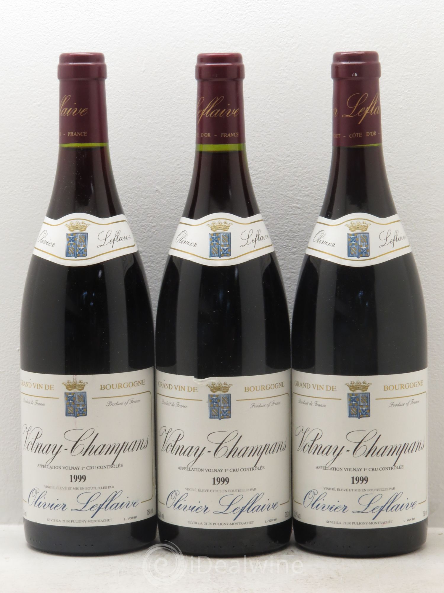 Volnay 1er Cru 1999 - Lot de 3 bouteilles - 0