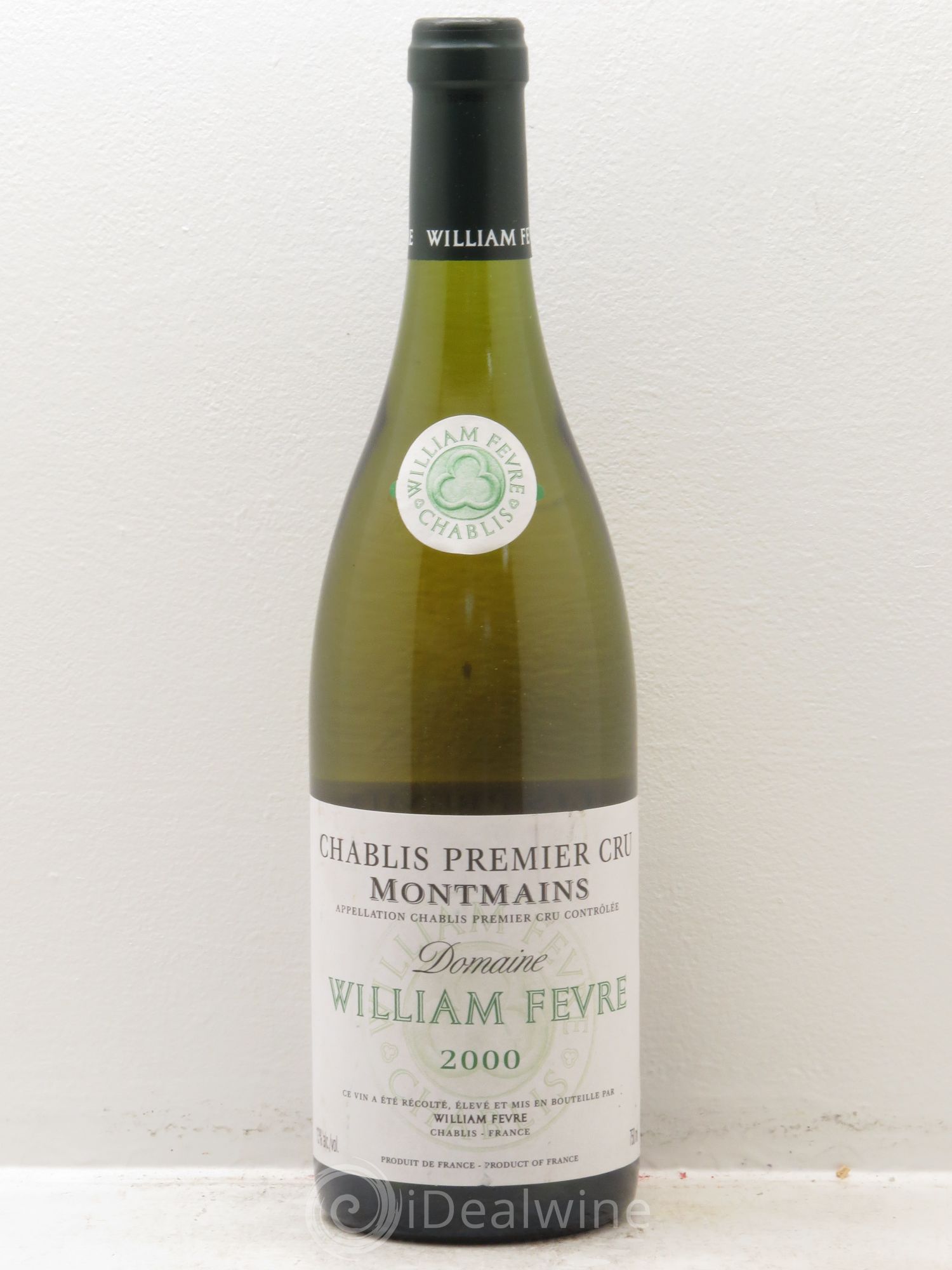 Chablis 1er Cru Montmains William Fèvre 2000 - Lot de 1 bouteille - 0