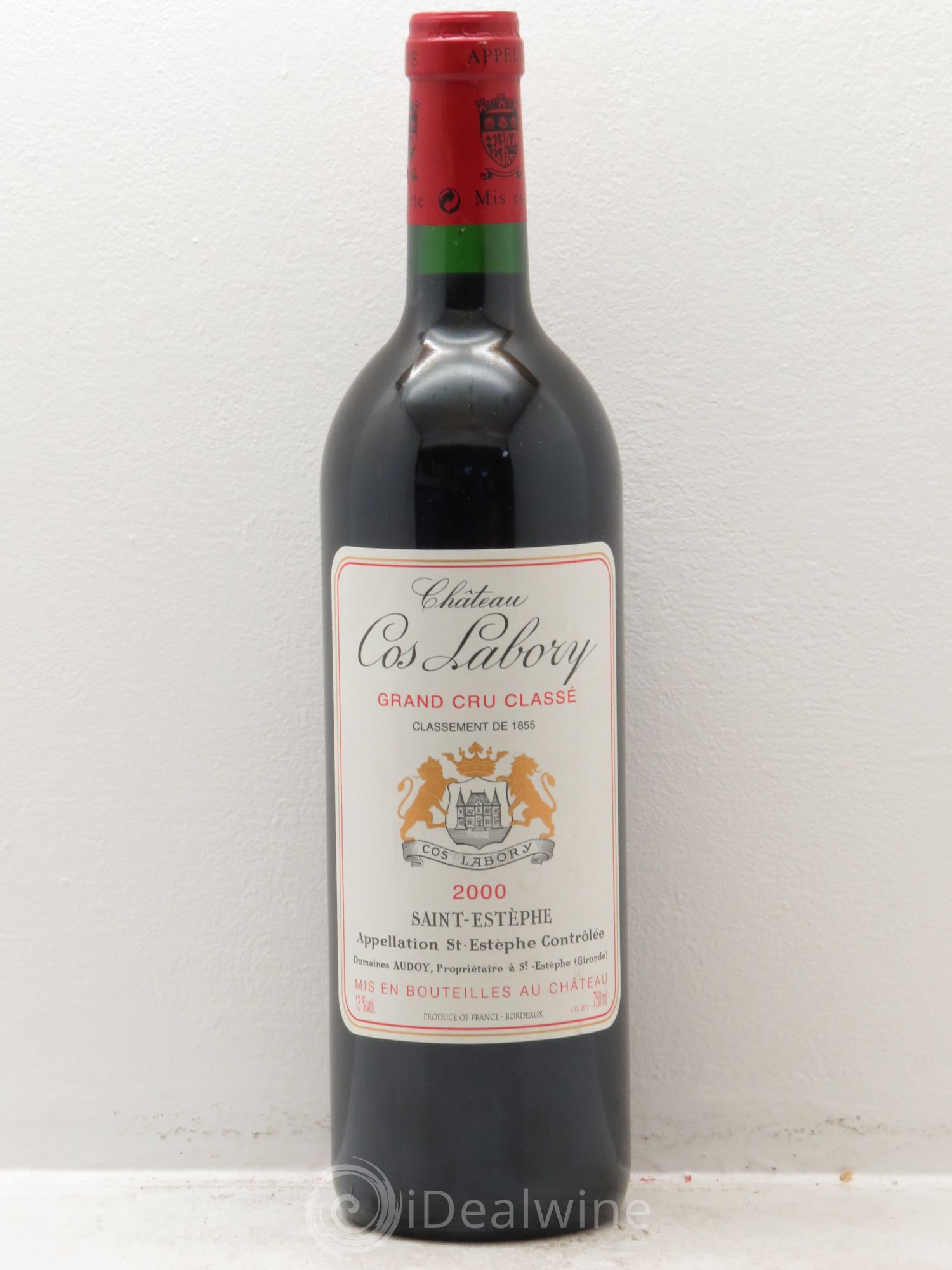 Château Cos Labory 5ème Grand Cru Classé 2000 - Lot de 6 bouteilles - 0