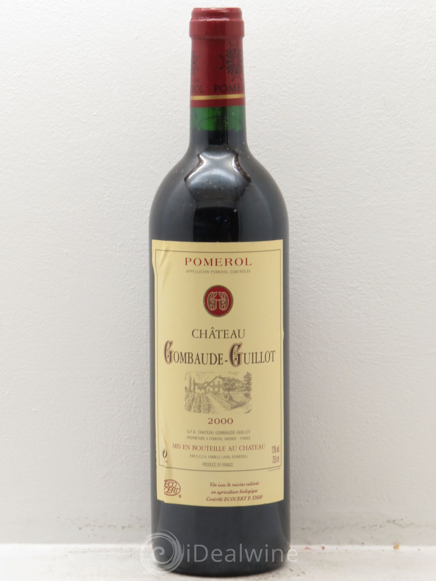 Château Gombaude Guillot 2000 - Lot de 1 bouteille - 0