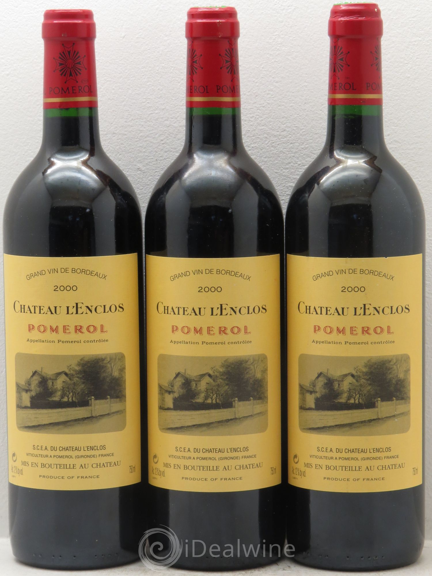 Château de l'Enclos 2000 - Lot de 3 bouteilles - 0