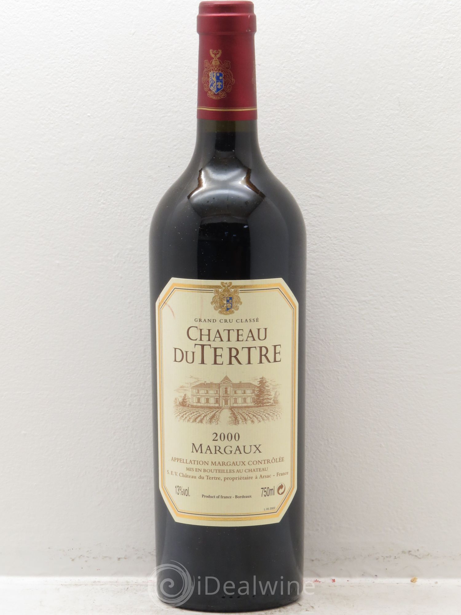 Château du Tertre 5ème Grand Cru Classé 2000 - Lot de 6 bouteilles - 0