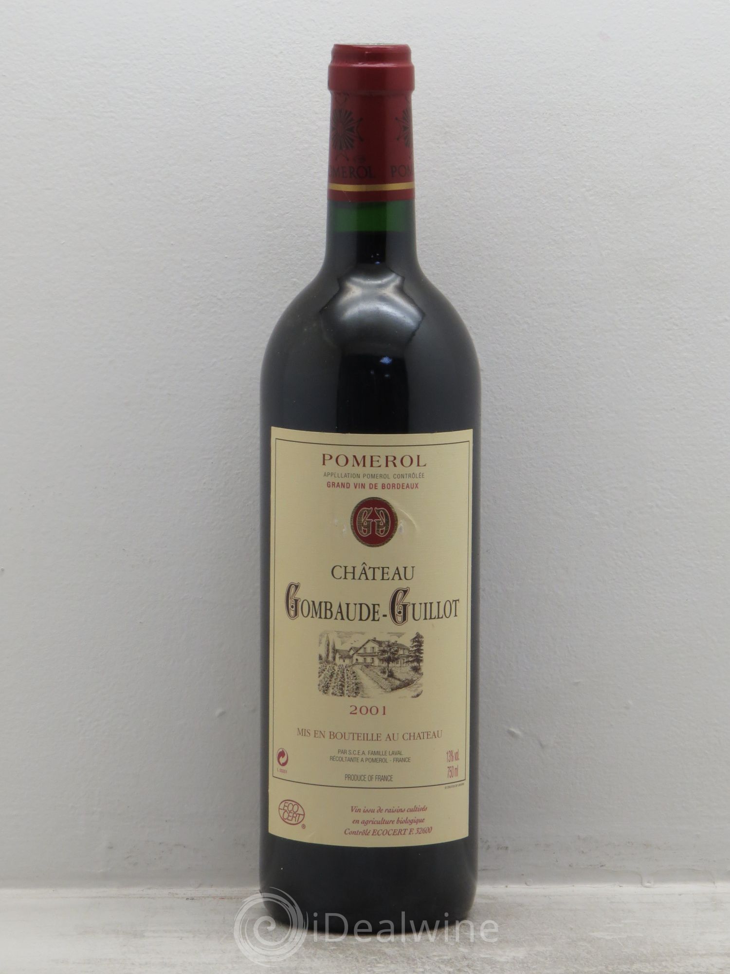 Château Gombaude Guillot 2001 - Lot de 6 bouteilles - 0