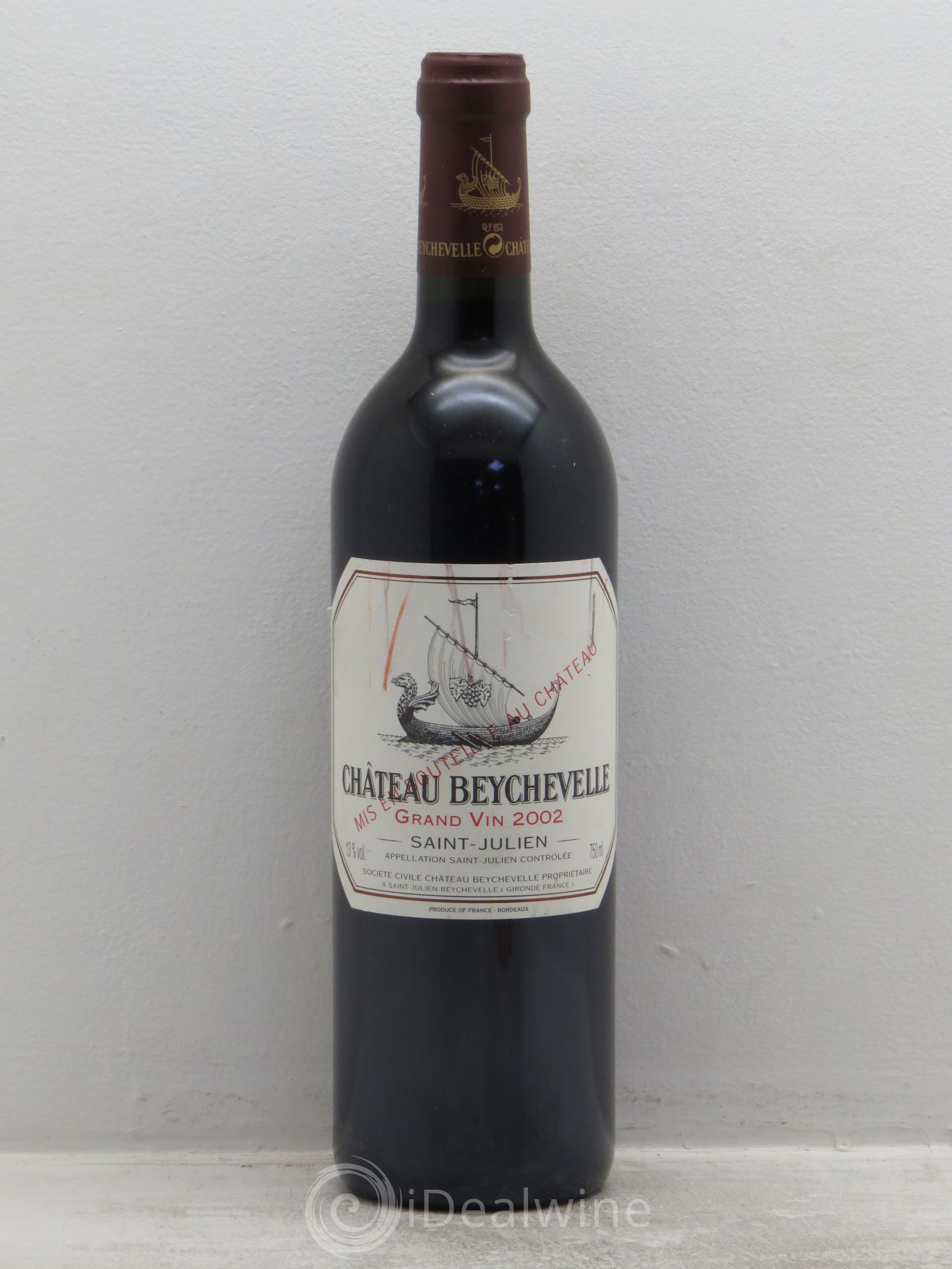 Château Beychevelle 4ème Grand Cru Classé 2002 - Lot de 1 bouteille - 0