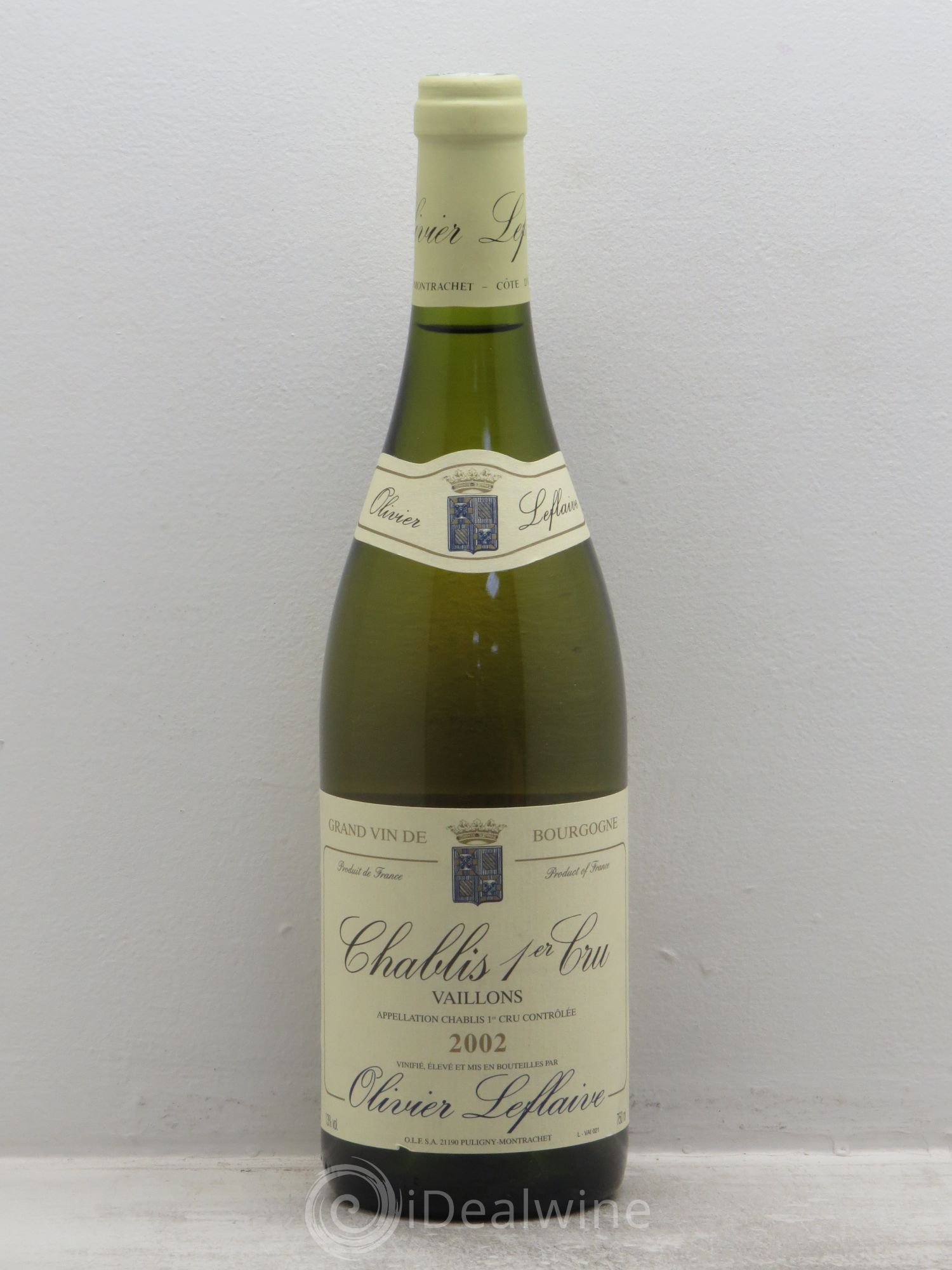 Chablis 1er Cru Olivier Leflaive 2002 - Lot de 6 bouteilles - 0