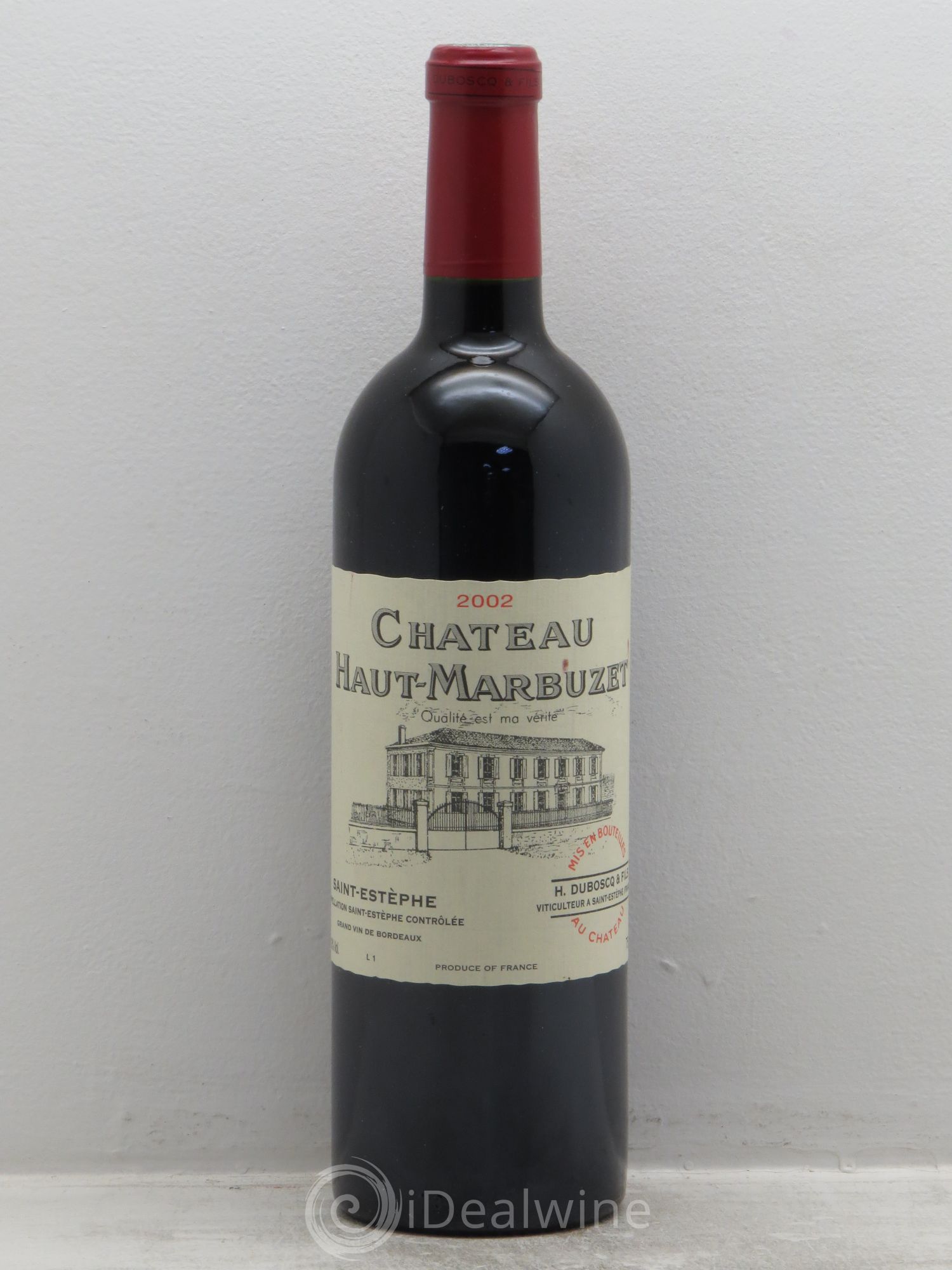 Château Haut Marbuzet 2002 - Lot de 1 bouteille - 0