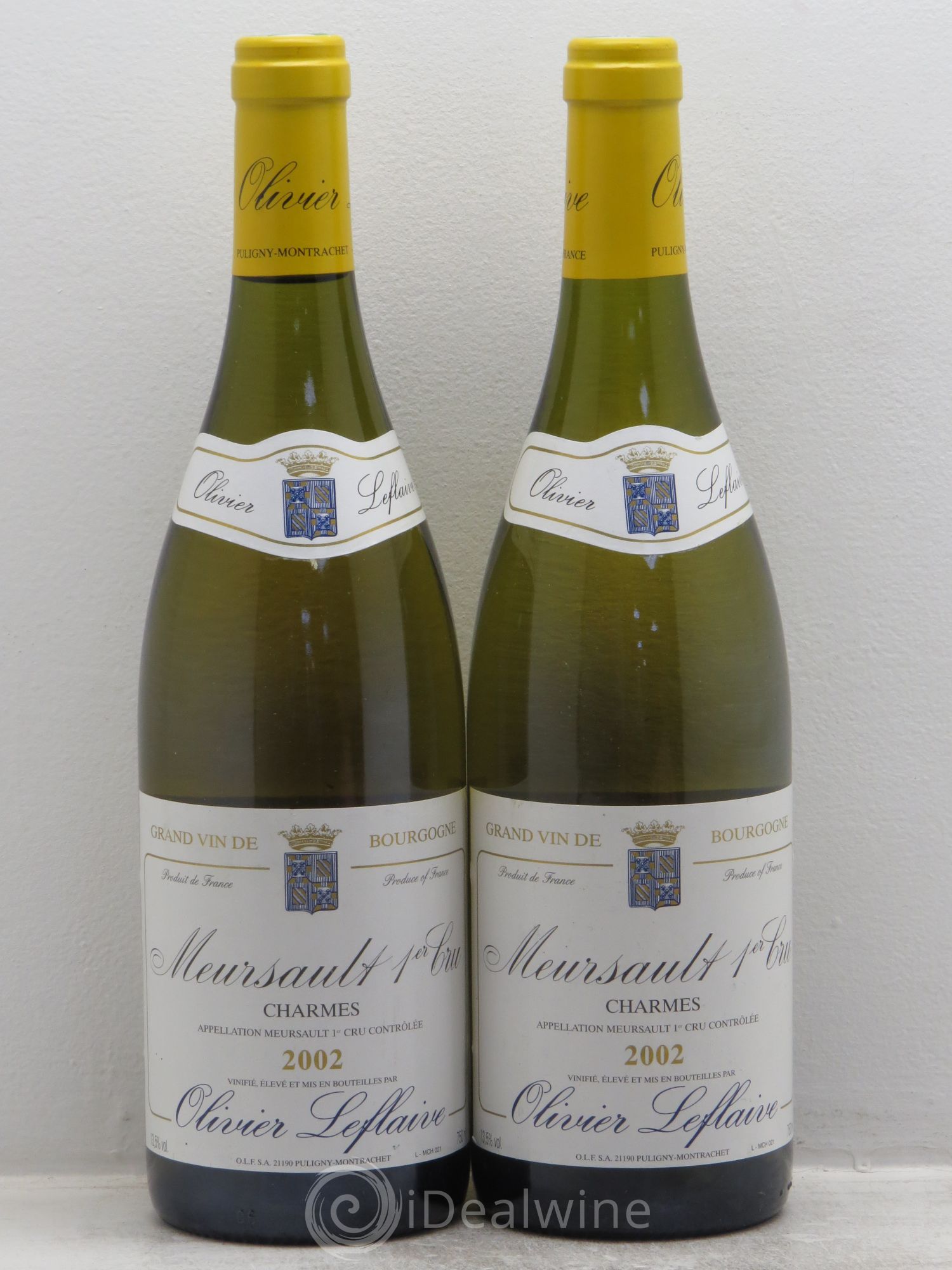 Meursault 1er Cru 2002 - Lot de 2 bouteilles - 0