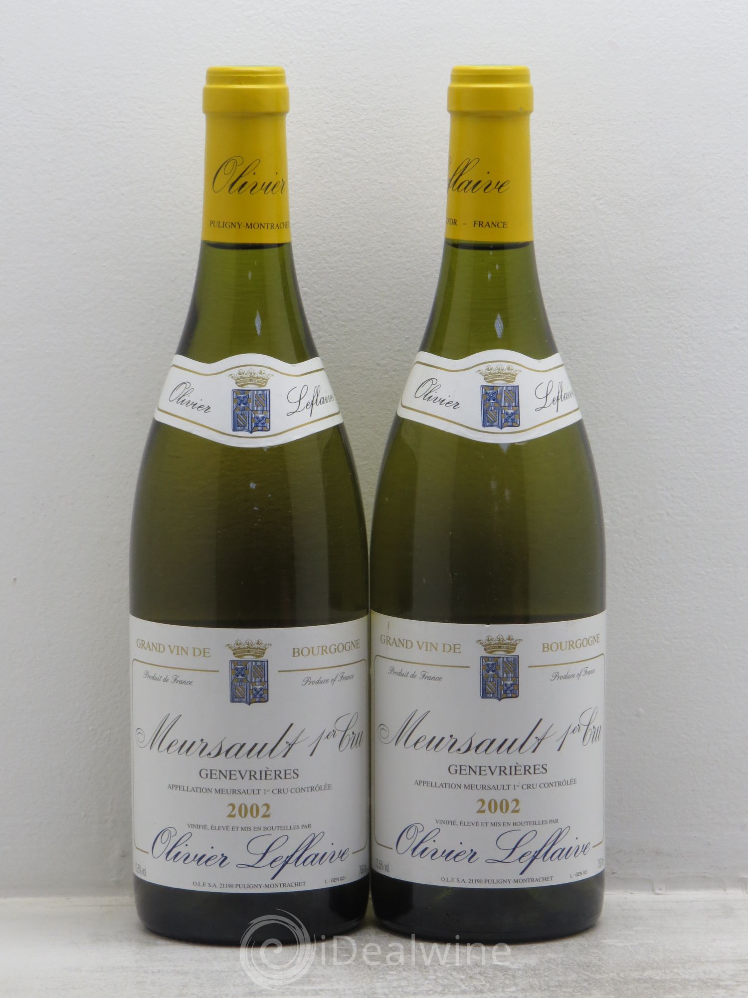 Meursault 1er Cru 2002 - Lot de 2 bouteilles - 0