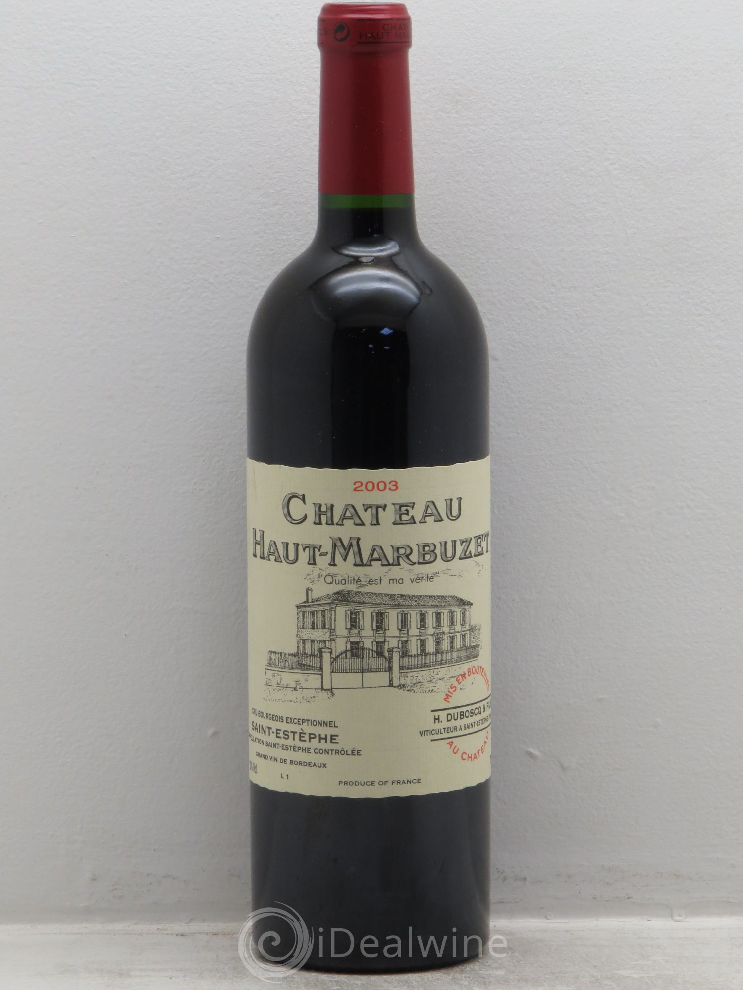 Château Haut Marbuzet 2003 - Lot de 6 bouteilles - 0