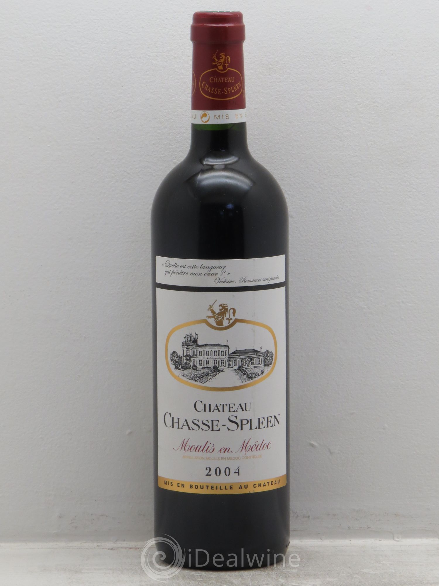 Château Chasse Spleen 2004 - Lot de 1 bouteille - 0