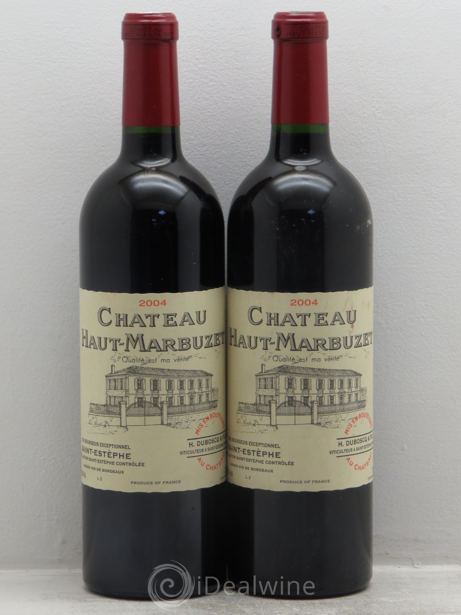 Château Haut Marbuzet 2004 - Lot de 2 bouteilles - 0