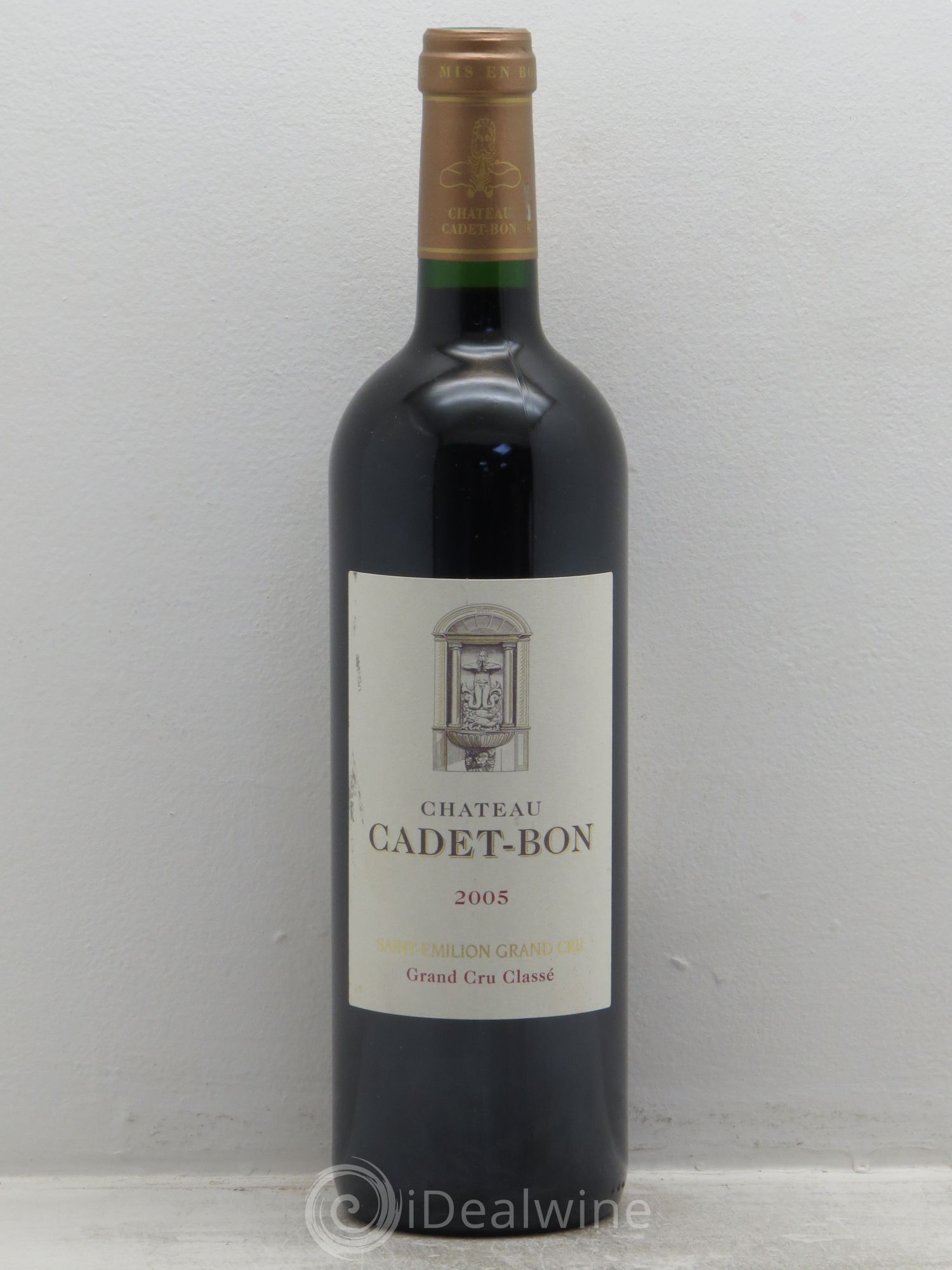 Château Cadet Bon Grand Cru Classé 2005 - Lot de 1 bouteille - 0