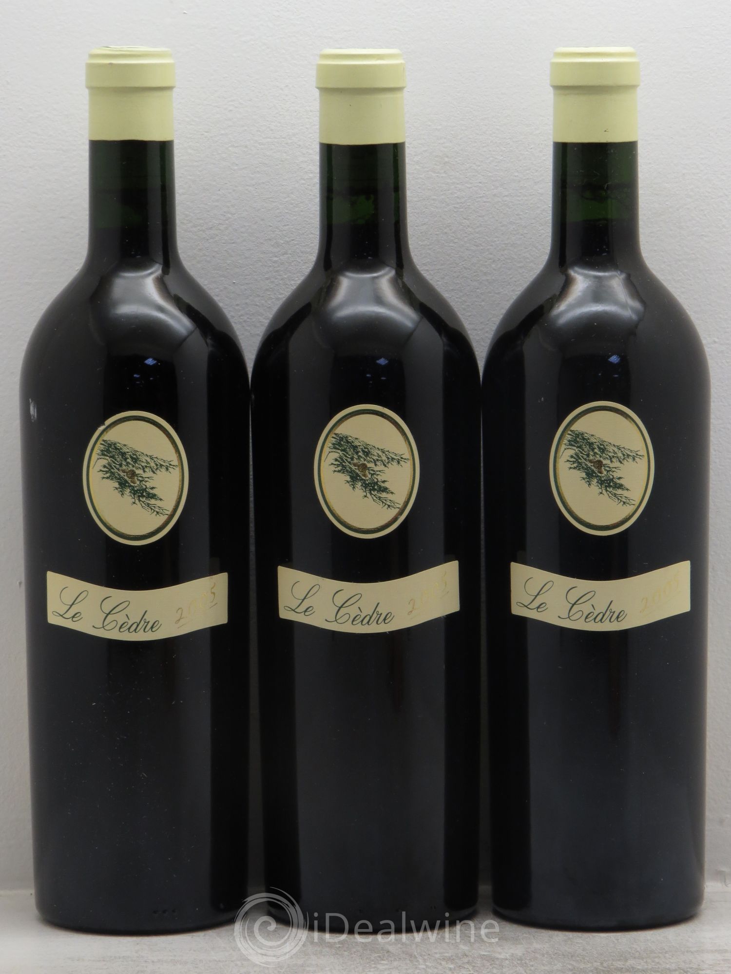 Cahors Château du Cèdre Cuvée Le Cèdre Pascal et Jean-Marc Verhaeghe 2005 - Lot de 3 bouteilles - 0